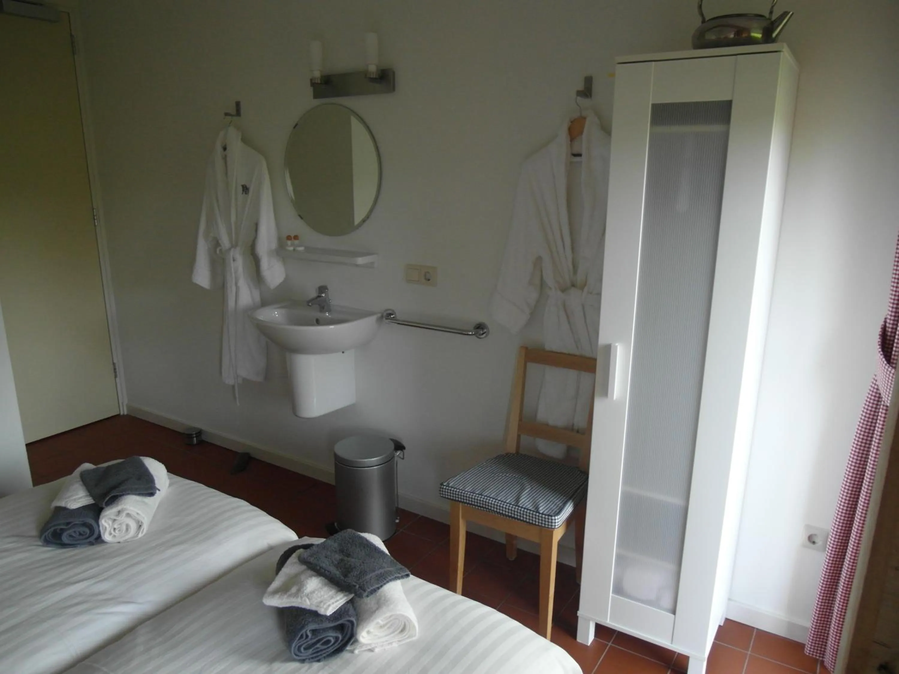 Bed in B&B De Pepper