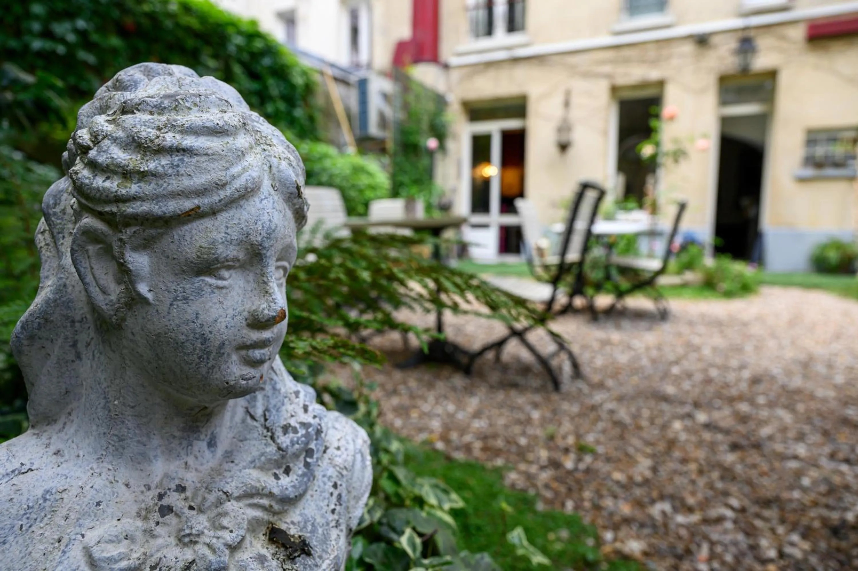 Garden in Hôtel de l'Avre