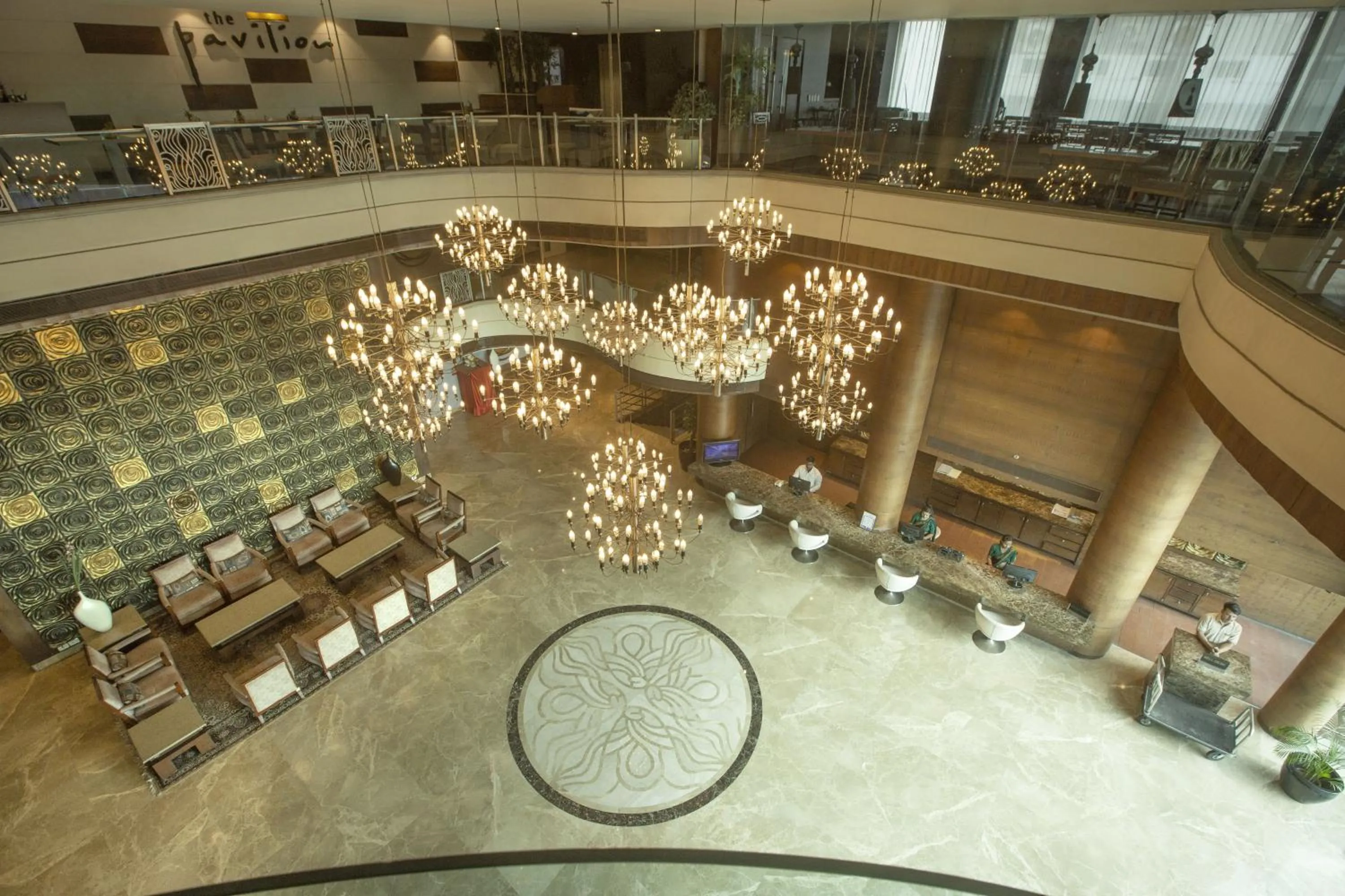 Seating area in Vesta International