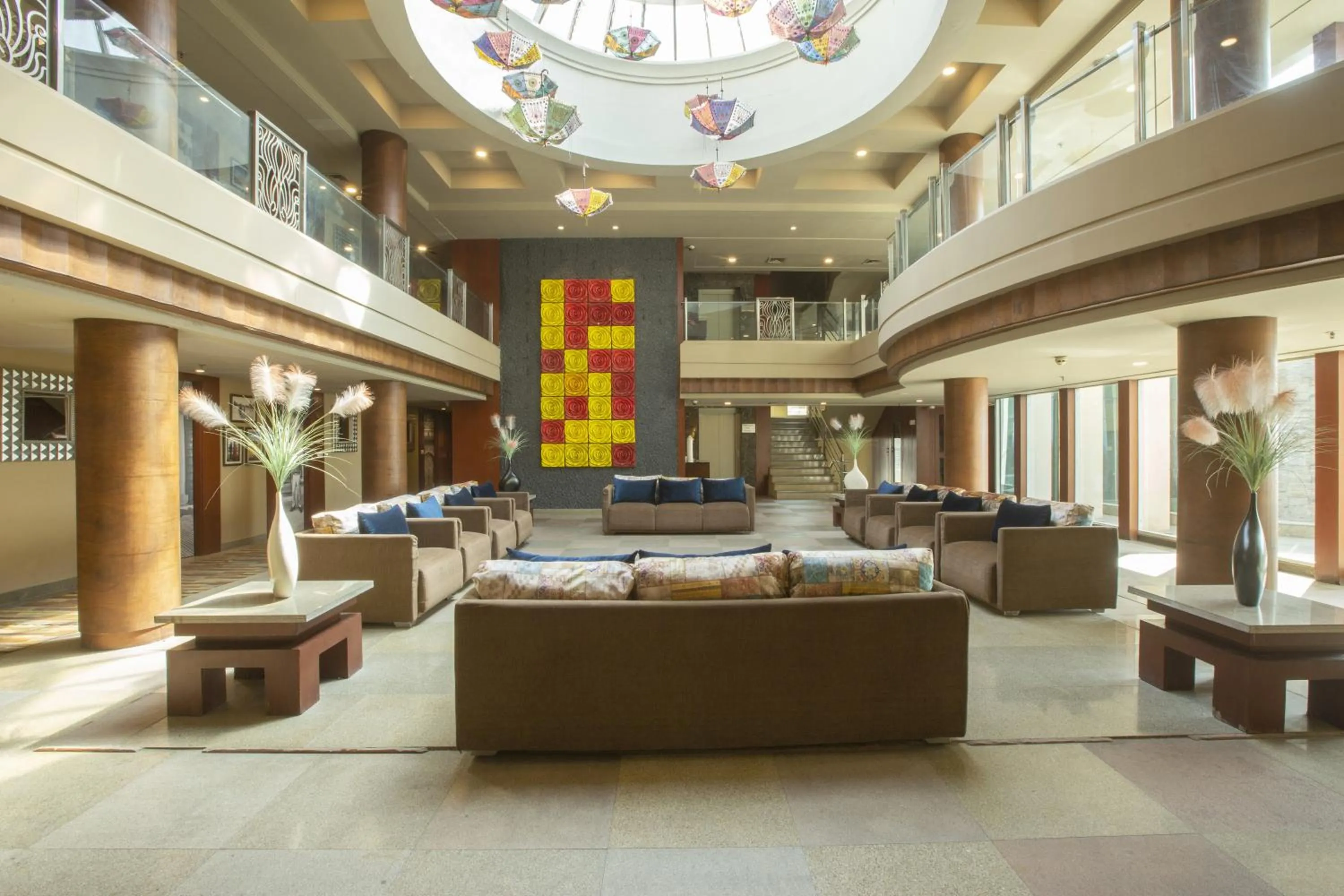 Seating area in Vesta International