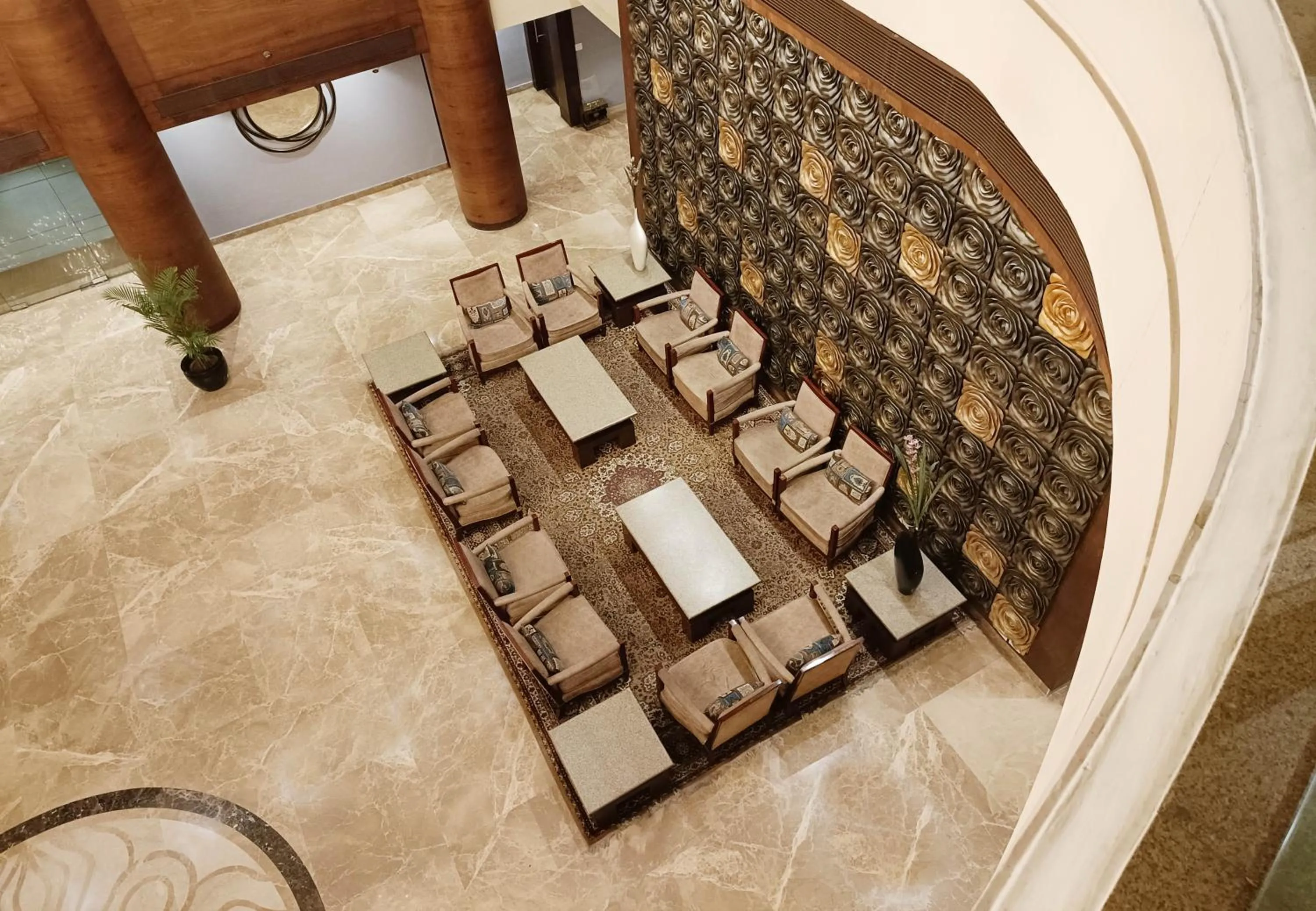 Seating area in Vesta International