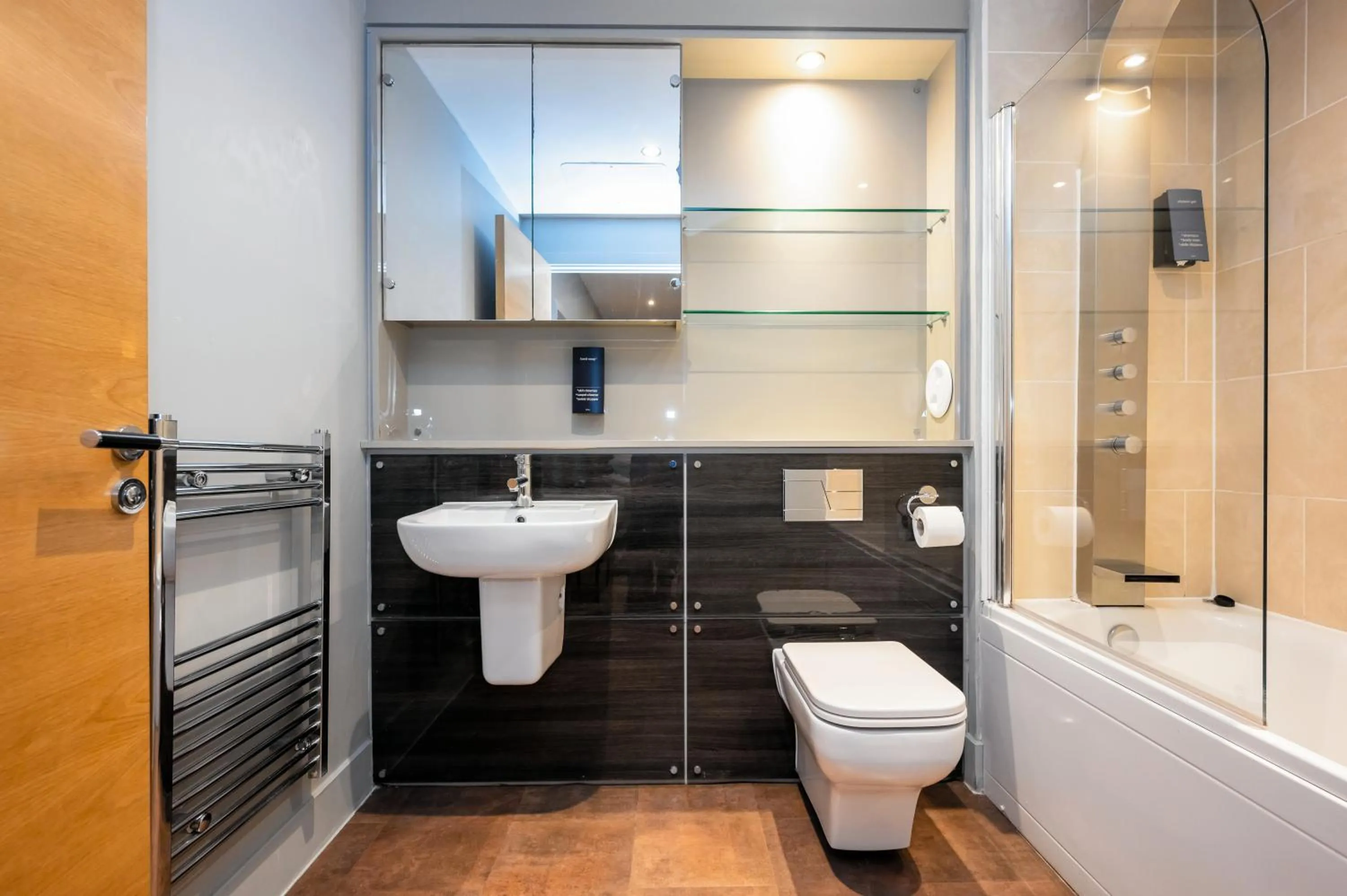 Shower in Staycity Aparthotels Edinburgh West End