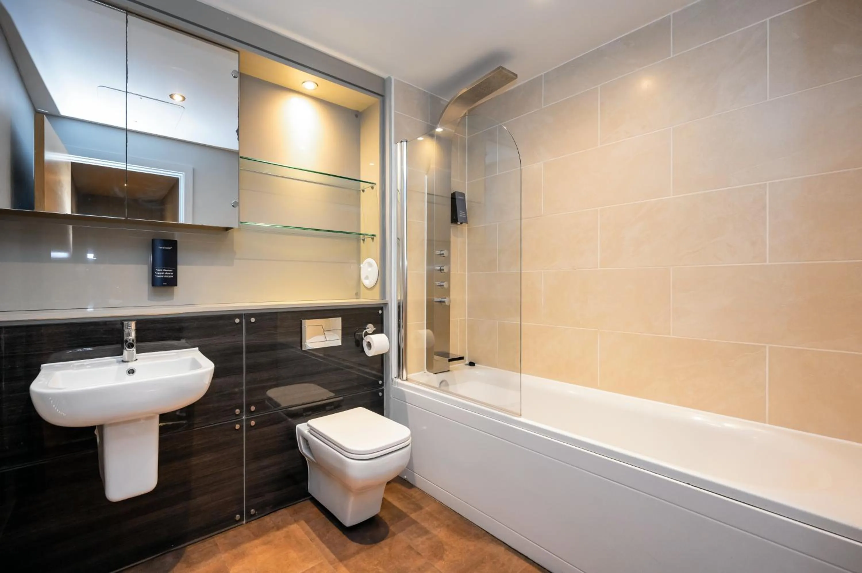 Shower in Staycity Aparthotels Edinburgh West End