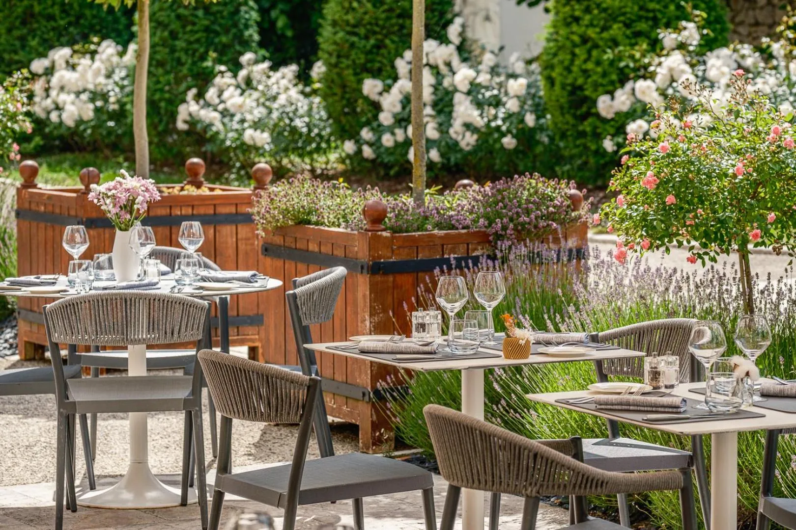 Patio in Château Belmont Tours by The Crest Collection