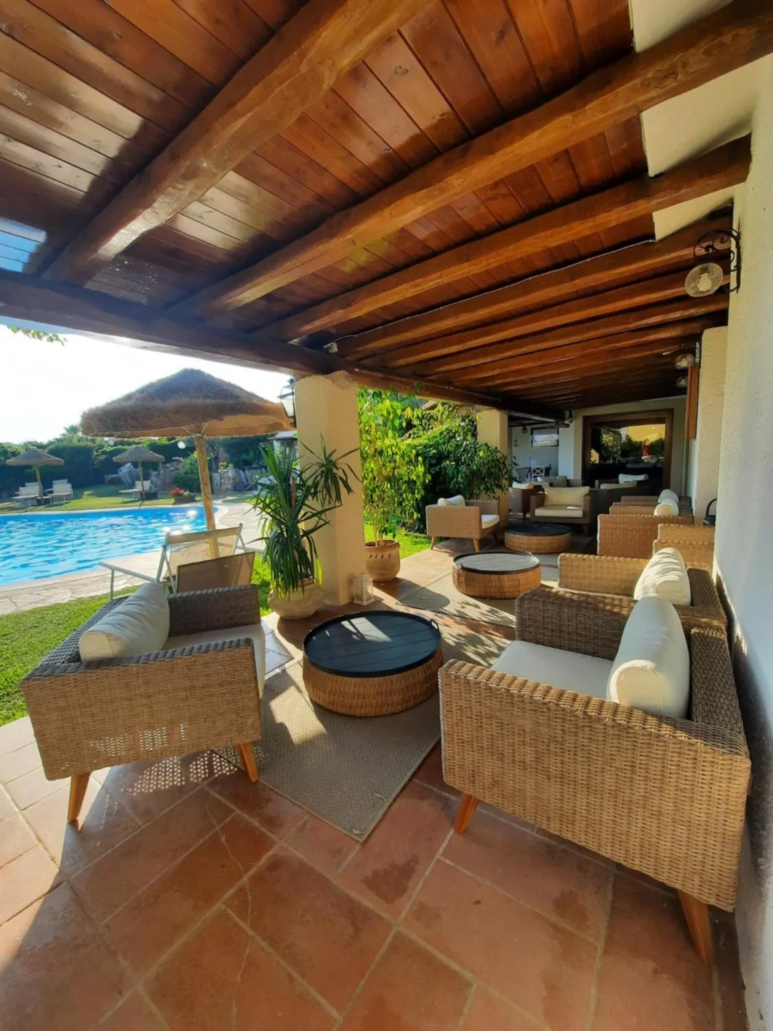 Seating area in Residence Le Bouganville