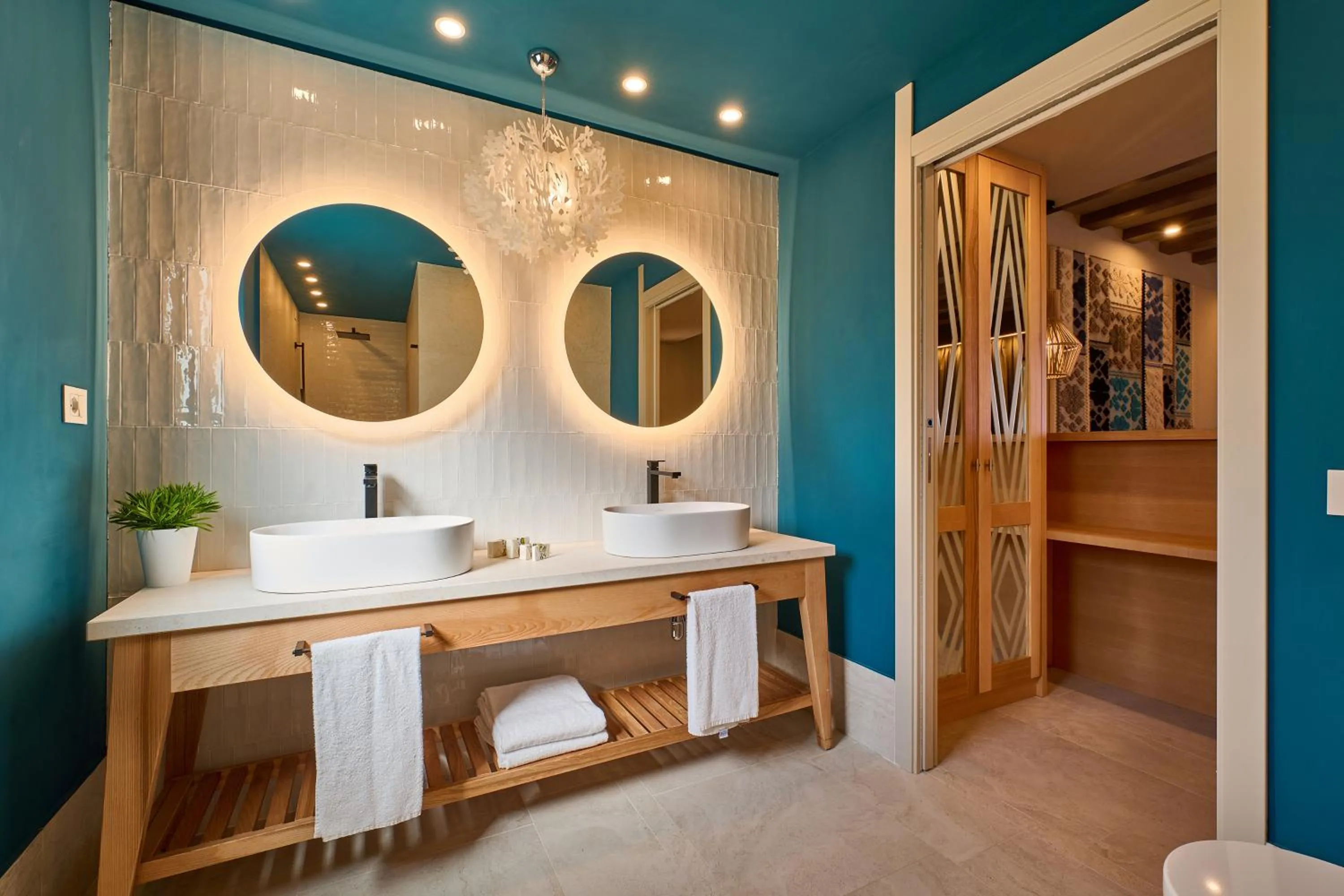 Bathroom in Residence Le Bouganville