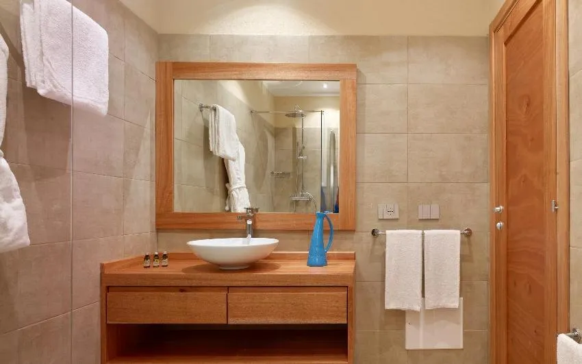 Bathroom in Residence Le Bouganville