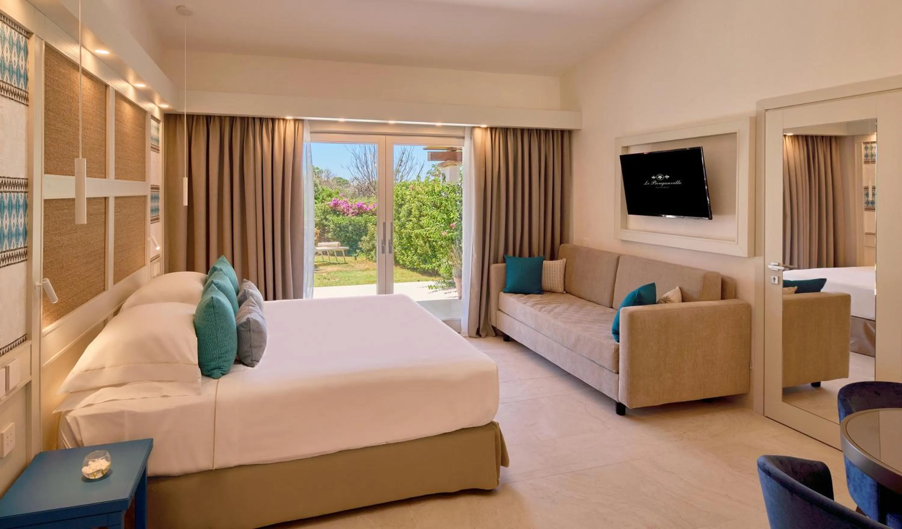 Bedroom, Bed in Residence Le Bouganville