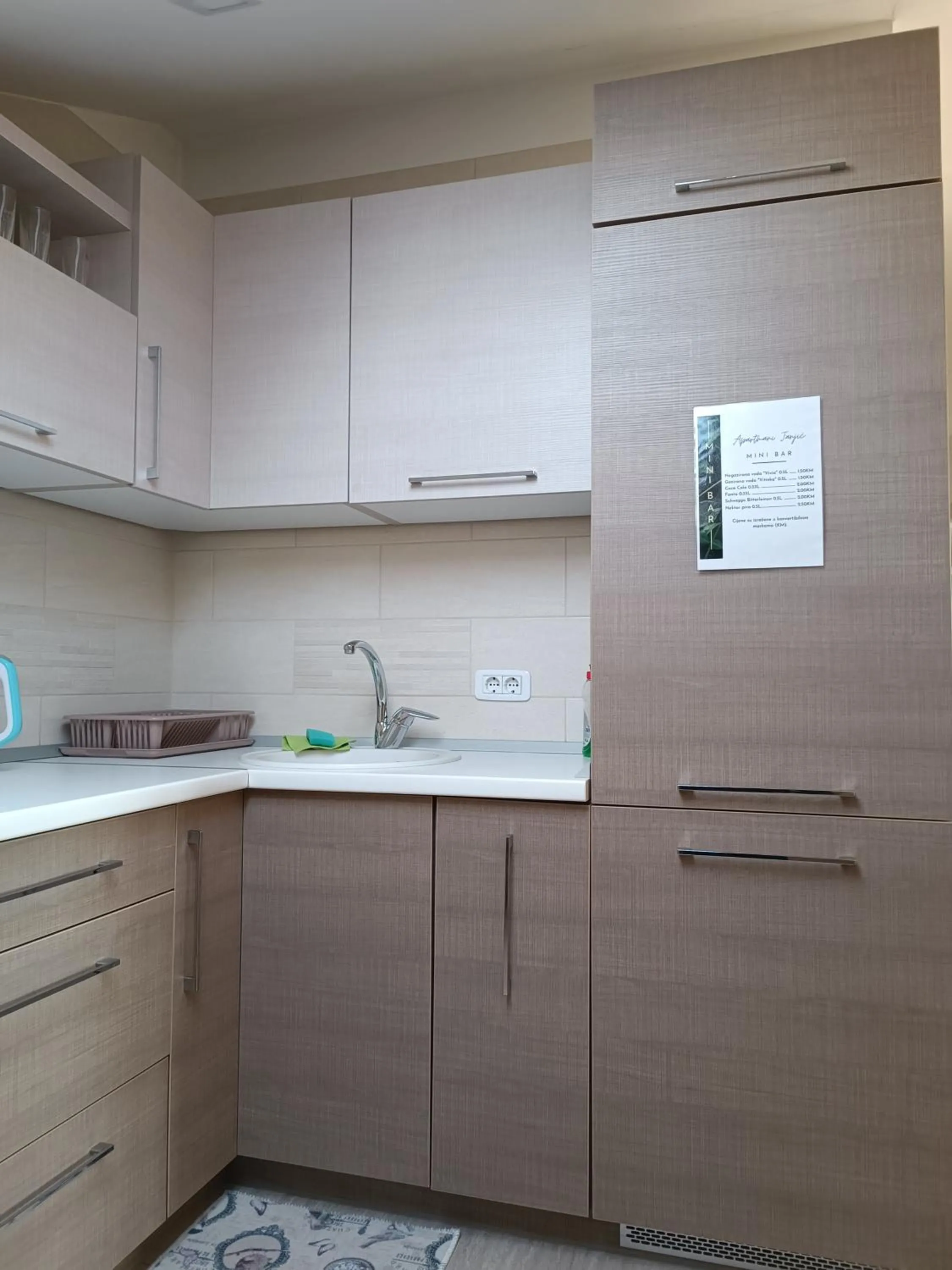 kitchen in Apartmani Janjic