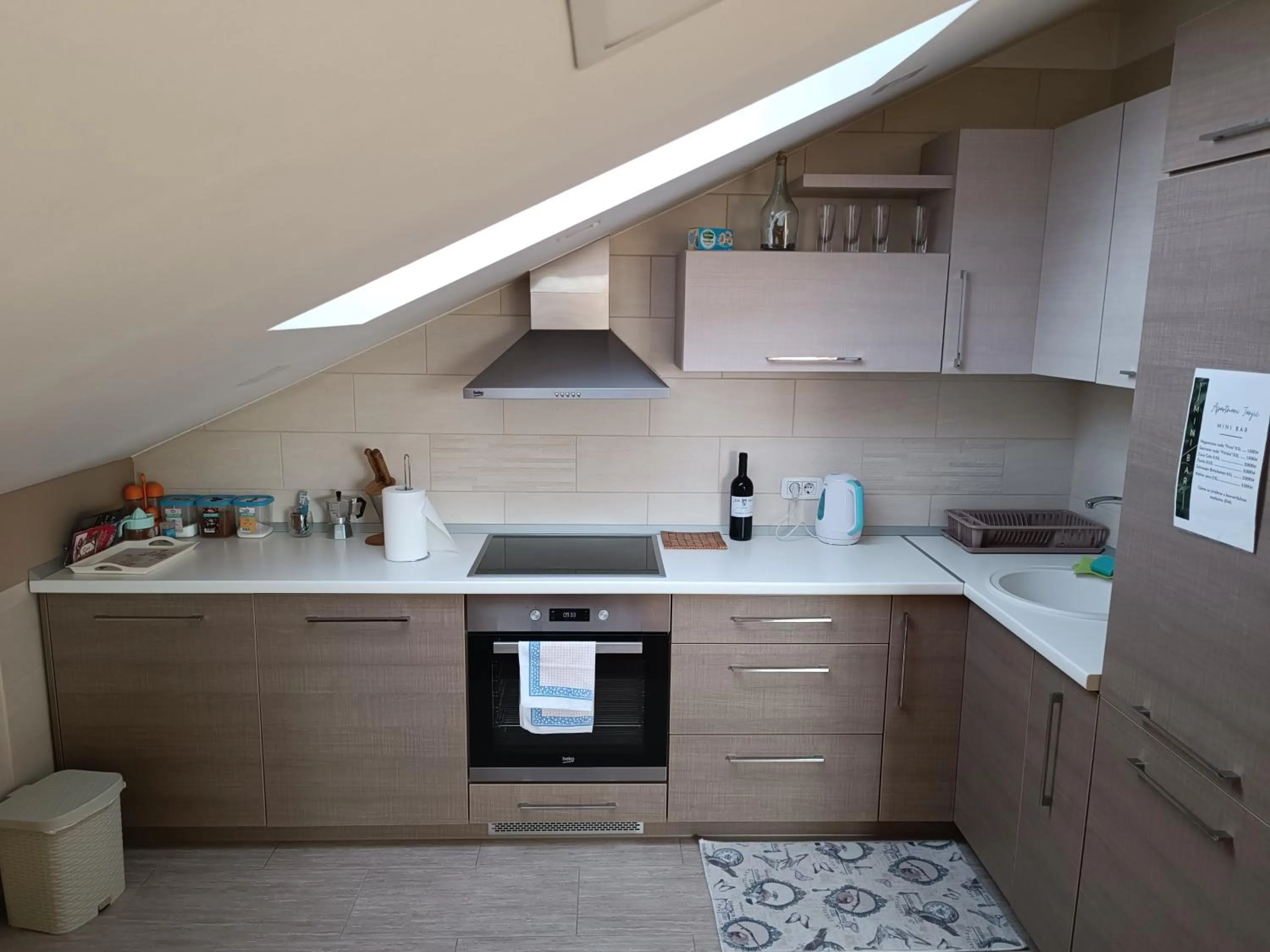 Kitchen or kitchenette in Apartmani Janjic