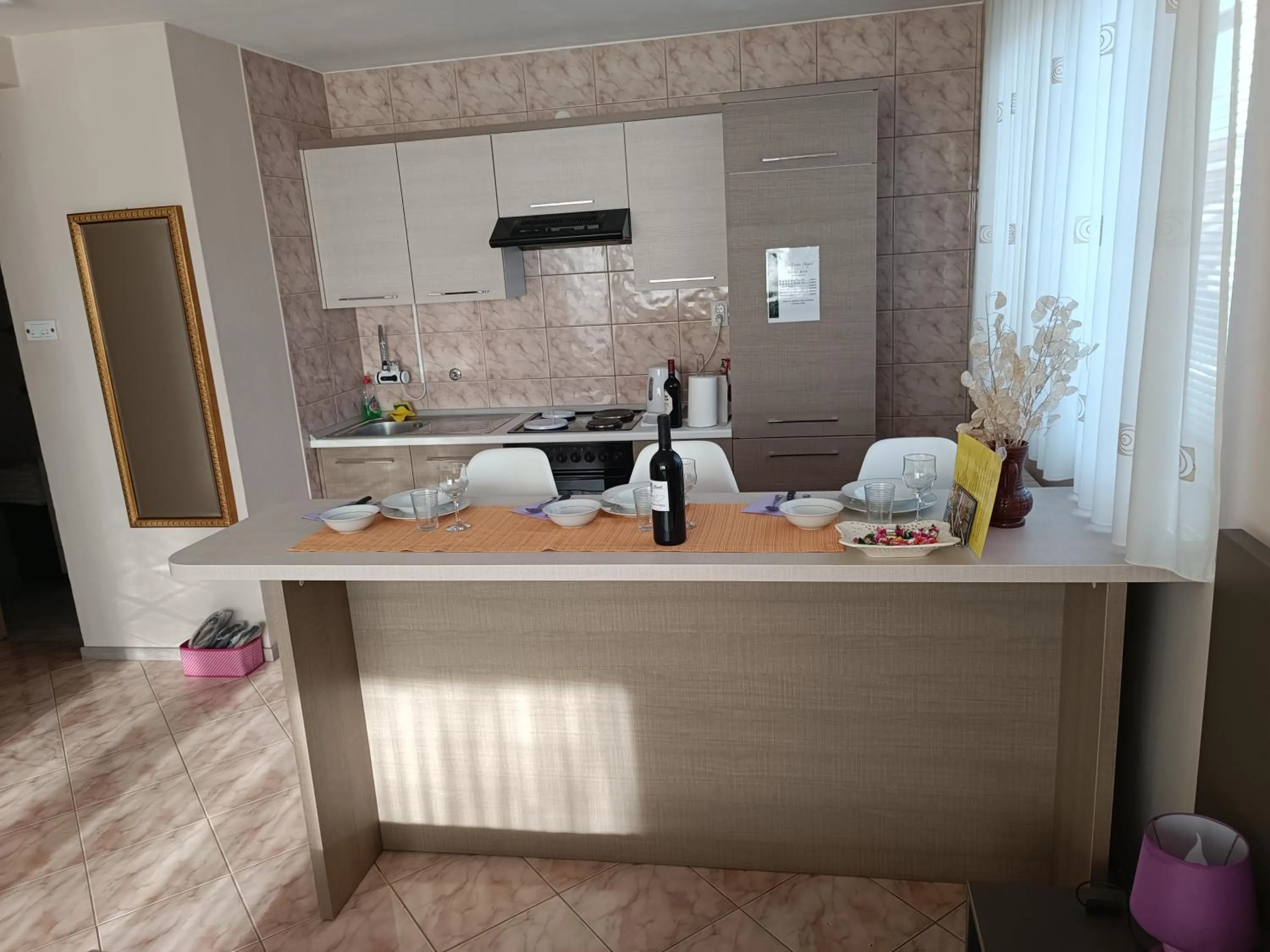 Kitchen or kitchenette in Apartmani Janjic