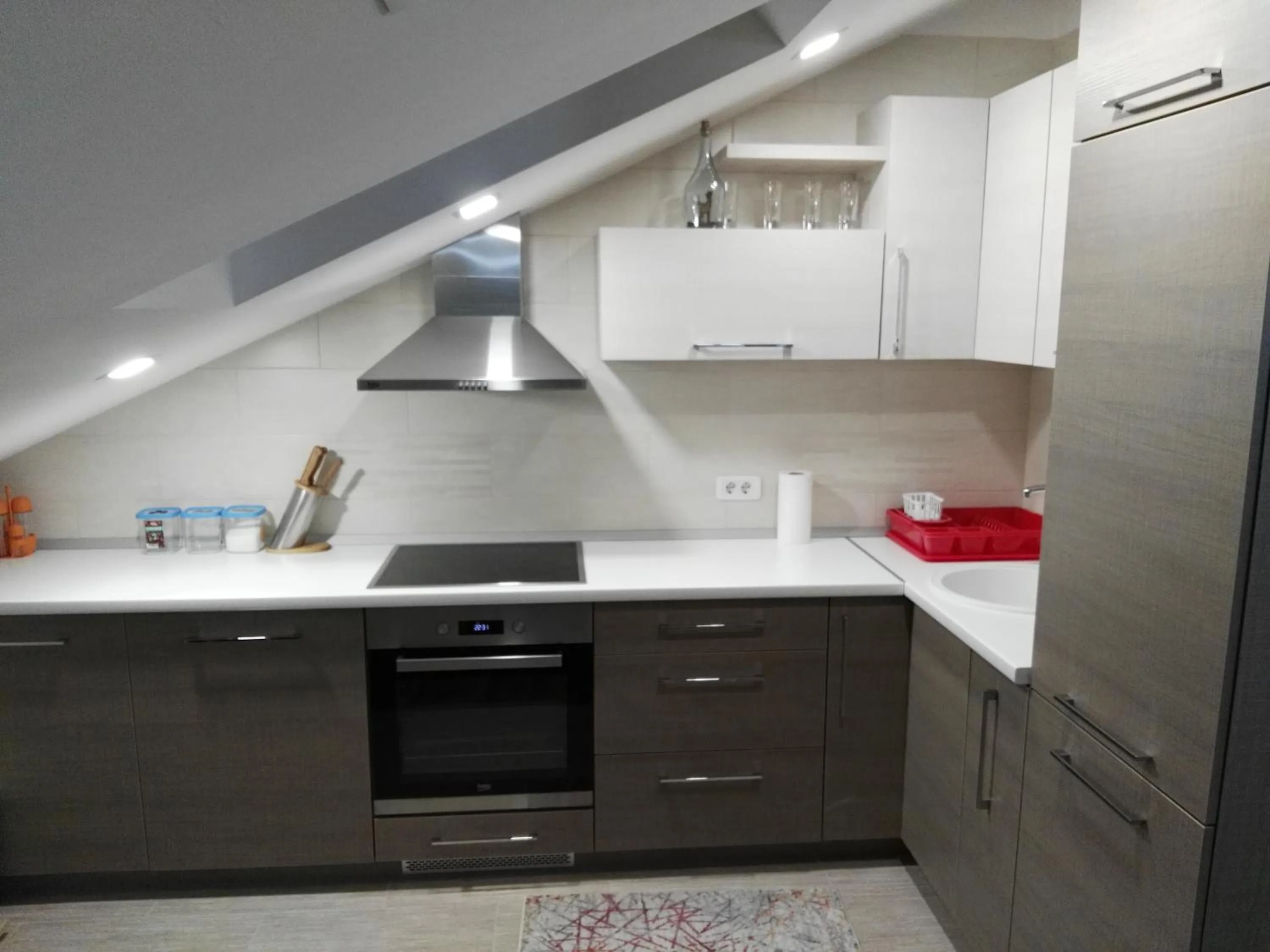 Kitchen or kitchenette in Apartmani Janjic