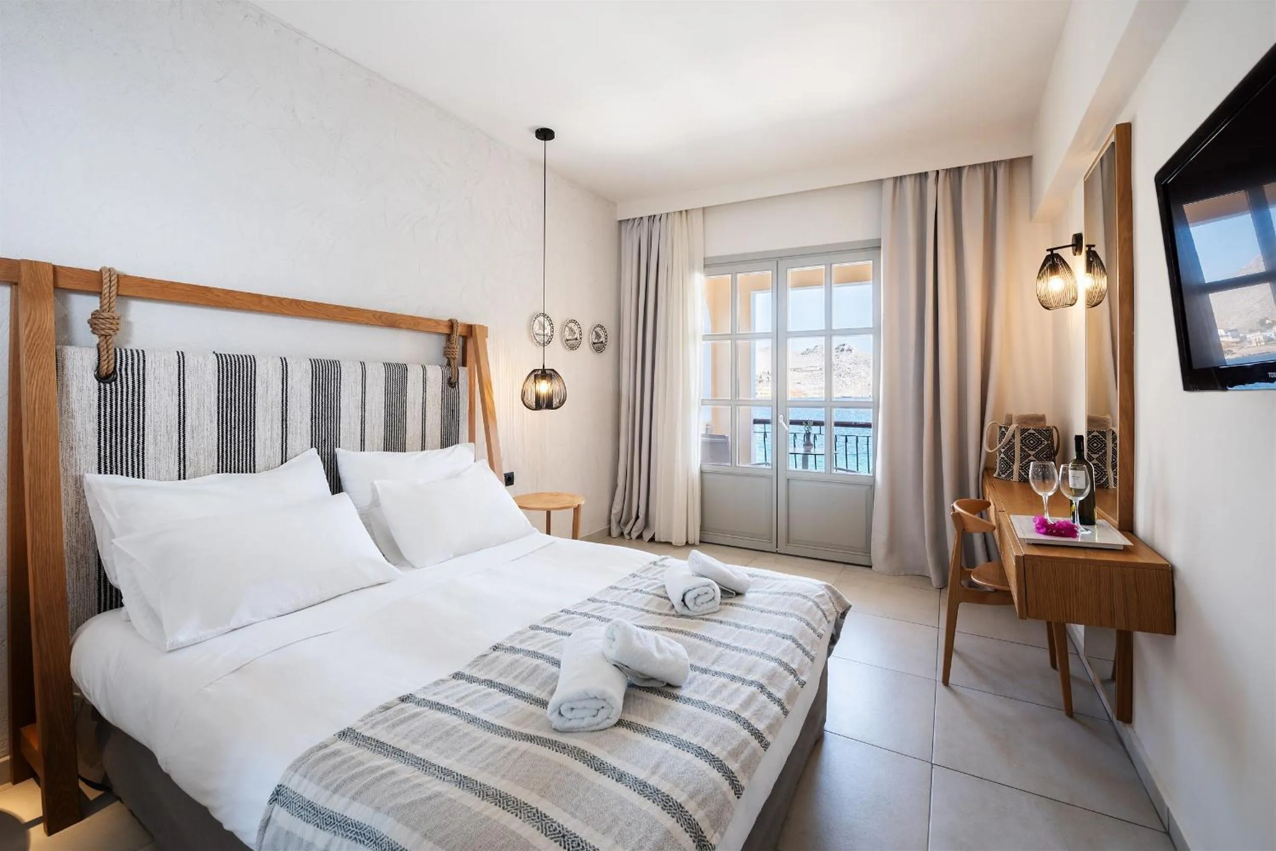 Double Room with Sea View in Pedi Beach Hotel