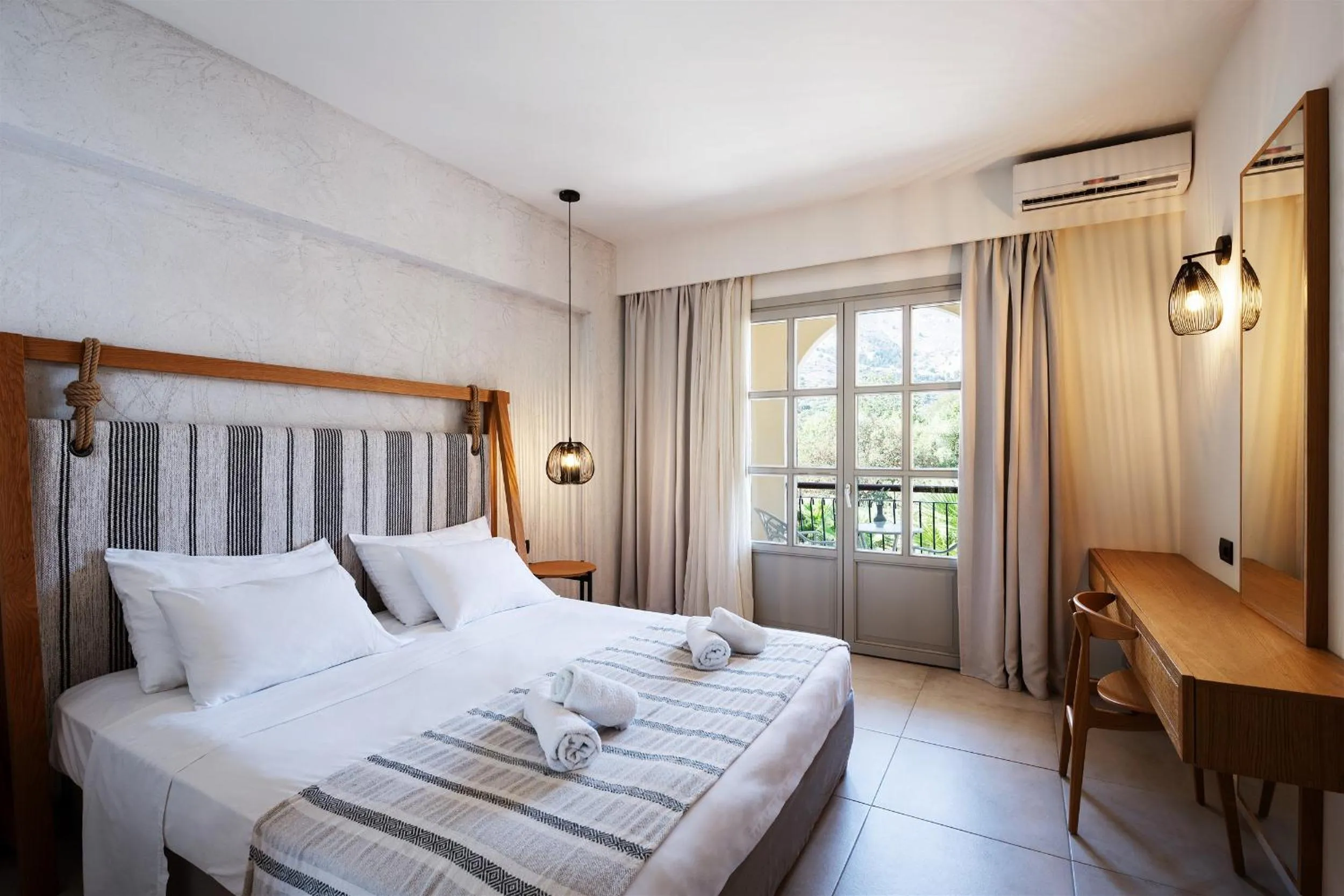 Double or Twin Room with Garden View in Pedi Beach Hotel