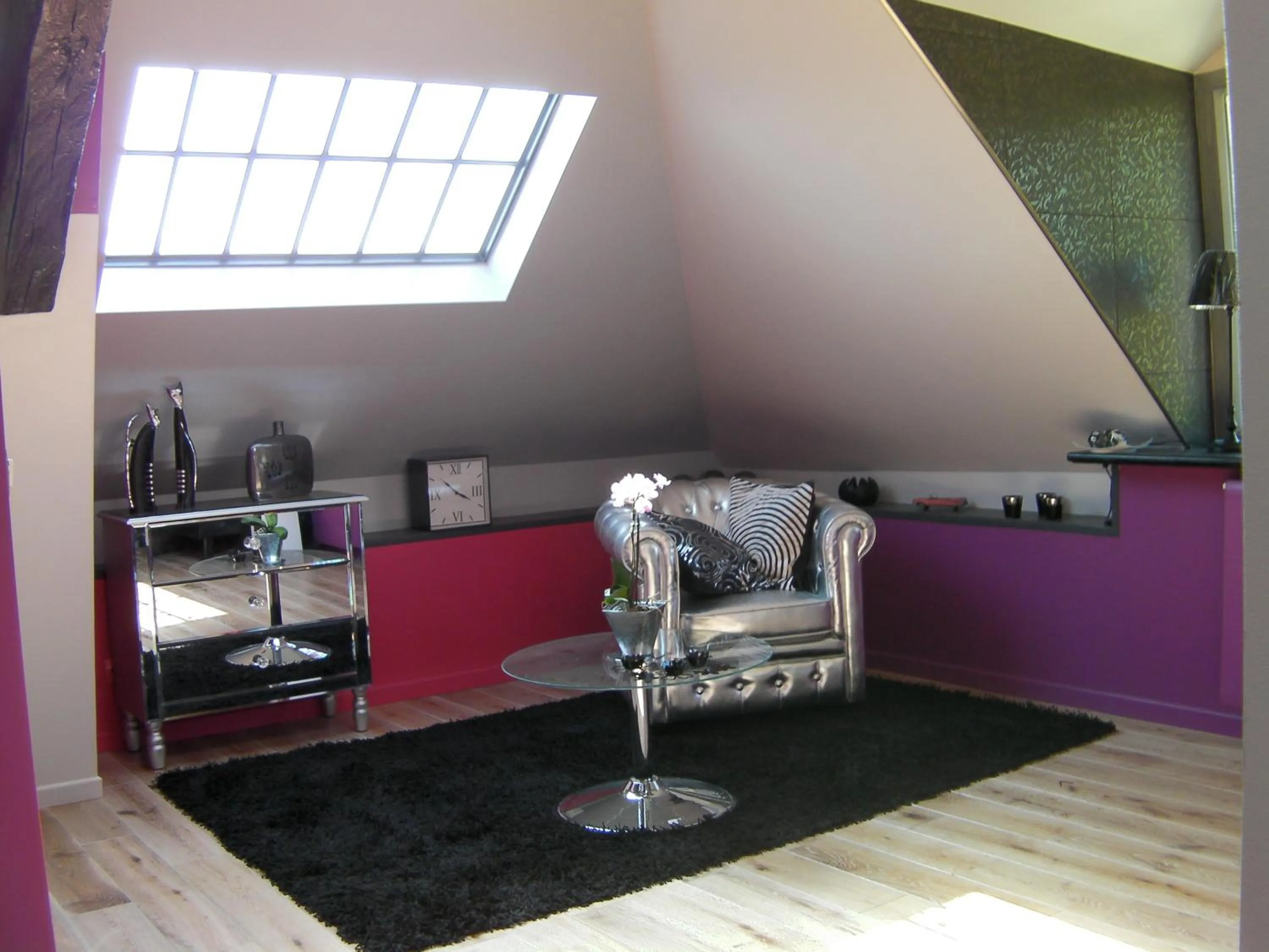 Seating area in Demeure d'Hôtes L'Hermitage