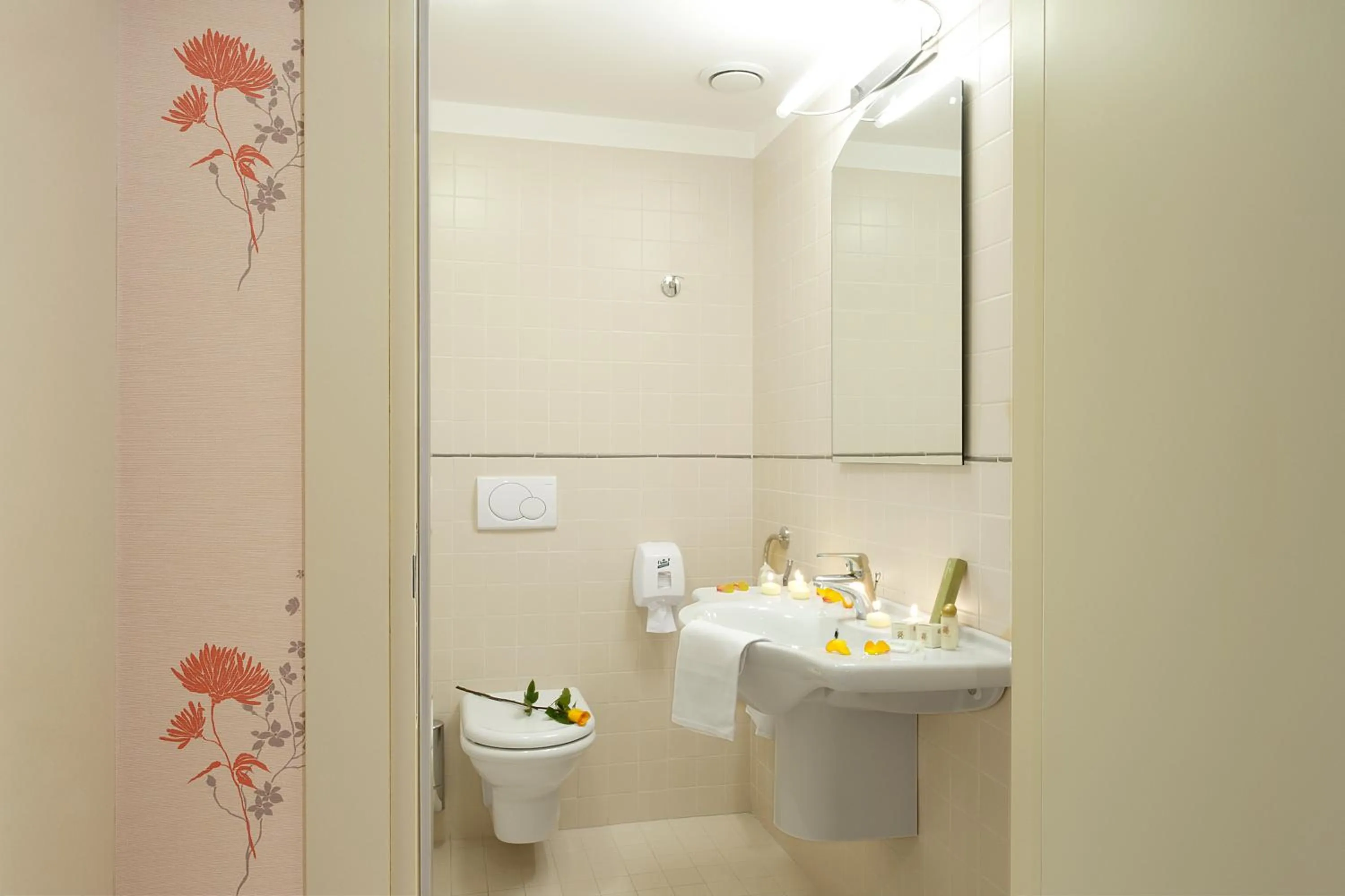 Bathroom in Hotel Ristorante Dragonara