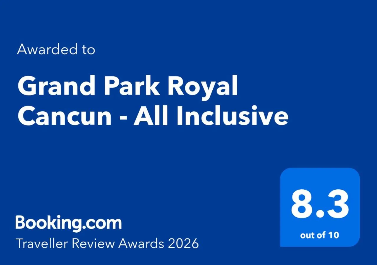 Certificate/Award in Grand Park Royal Cancun - All Inclusive