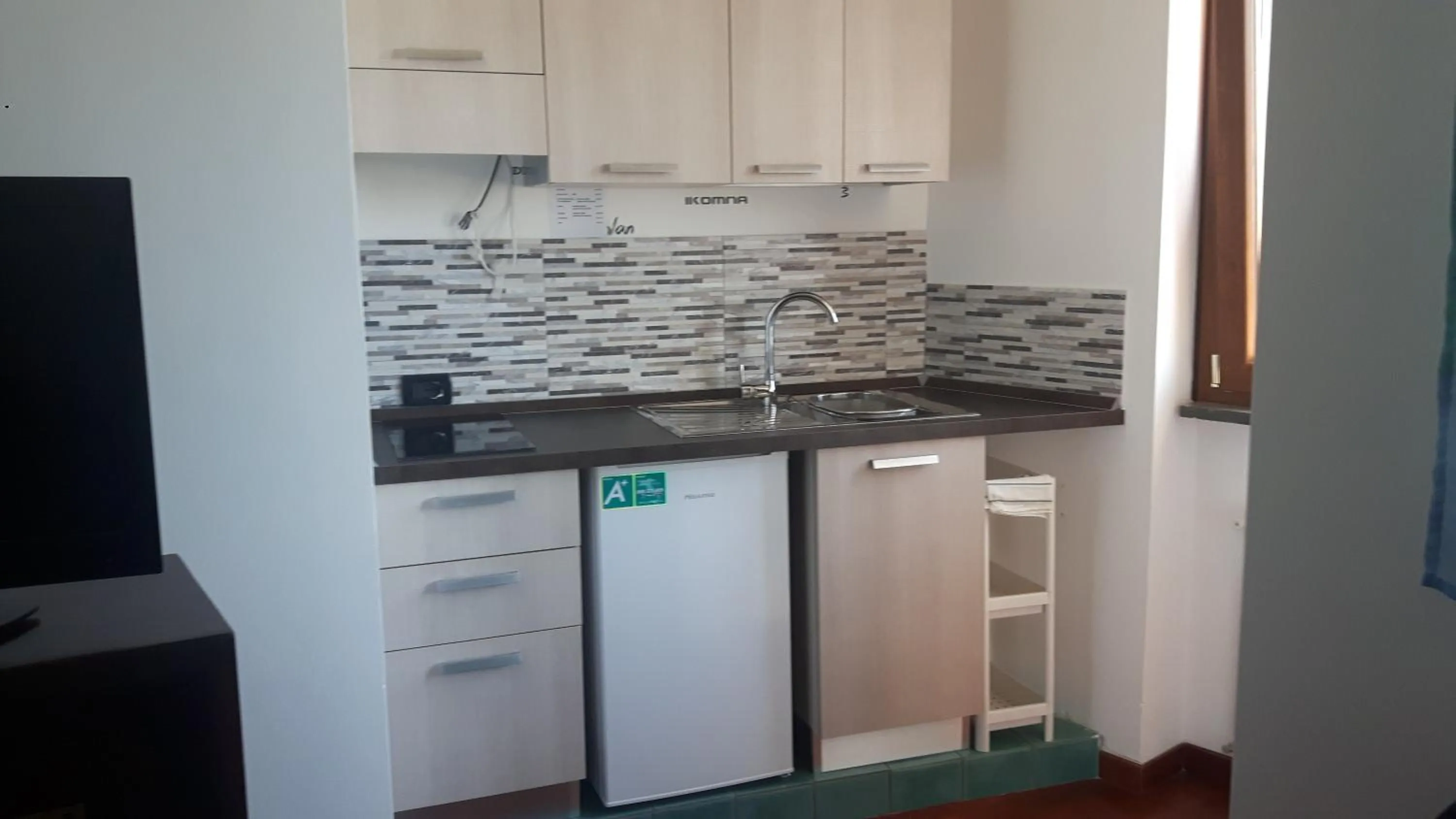 Kitchen or kitchenette in B&B Villa Patrizia