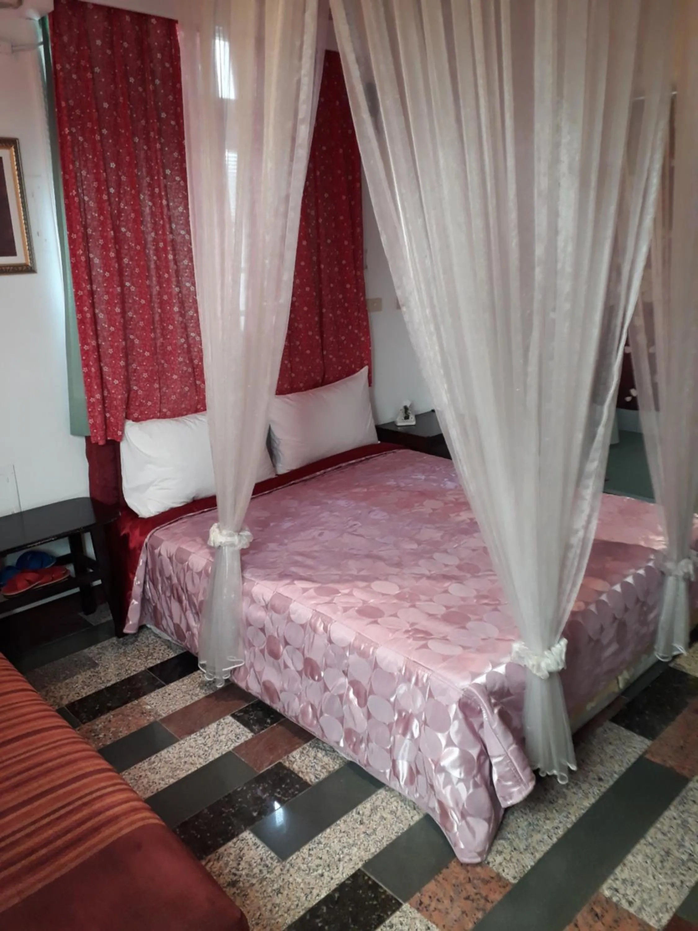 Bed in Sun Moon Flower Homestay