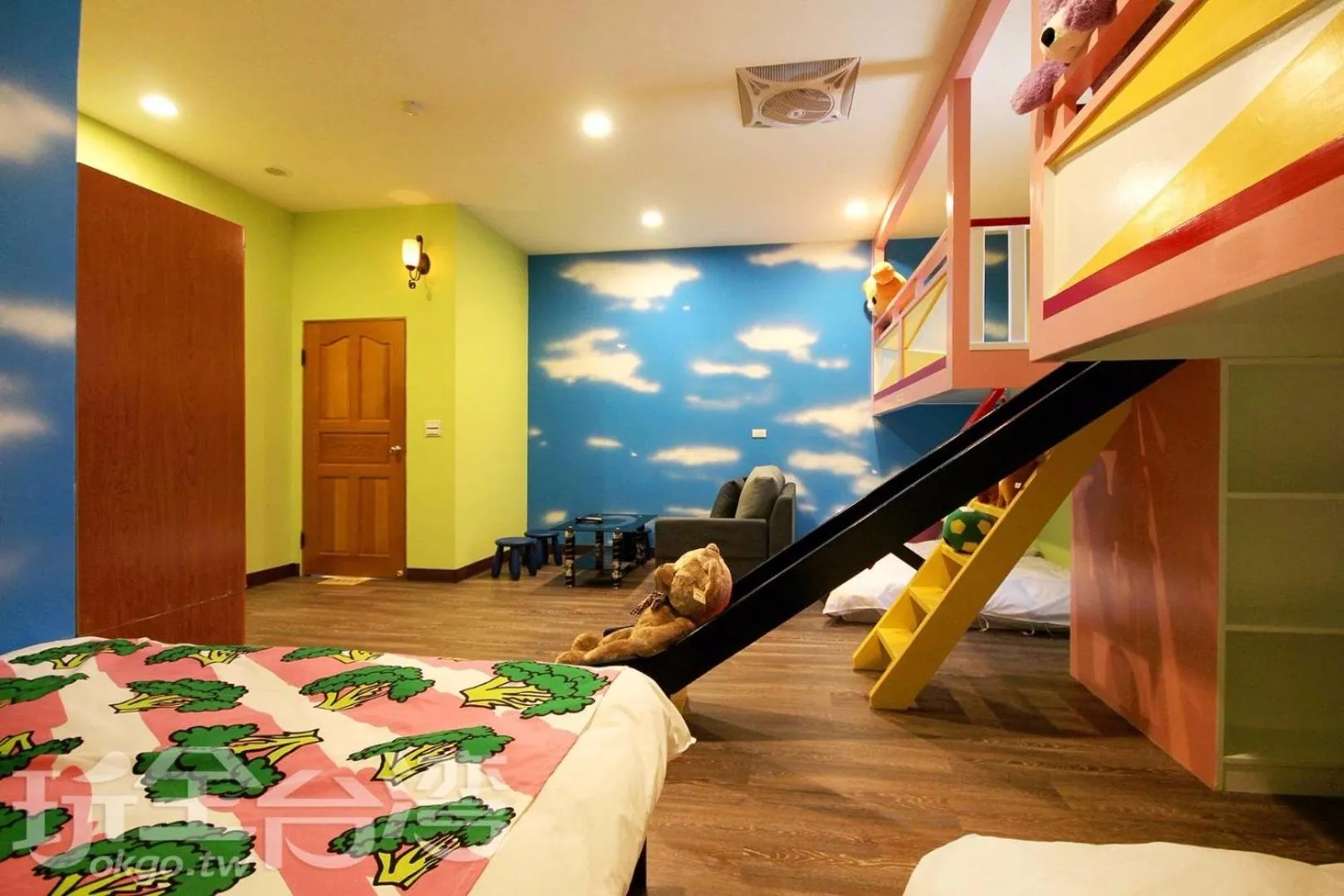 Bed in Sun Moon Flower Homestay