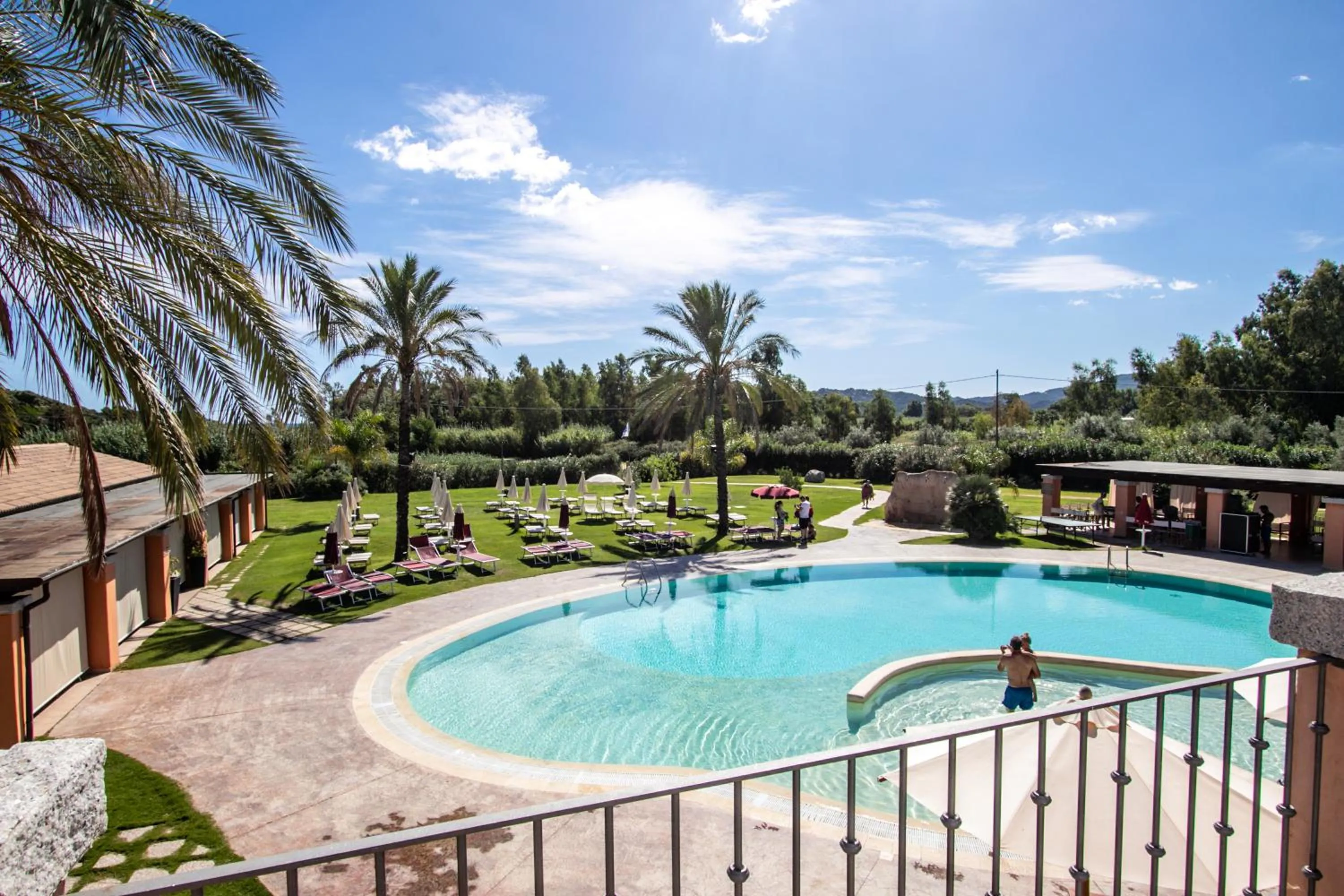 Pool view in Alma Resort