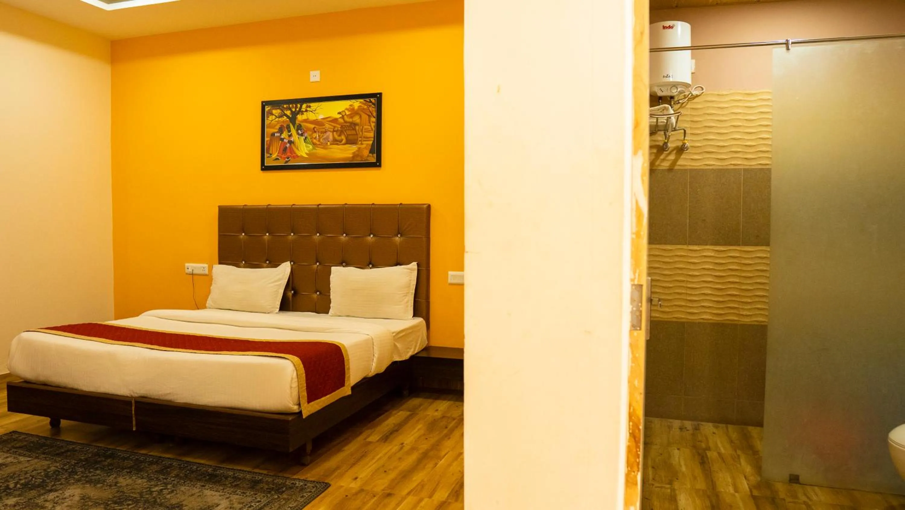 Bed in Thar Exotica Hotel & Resorts In Bikaner