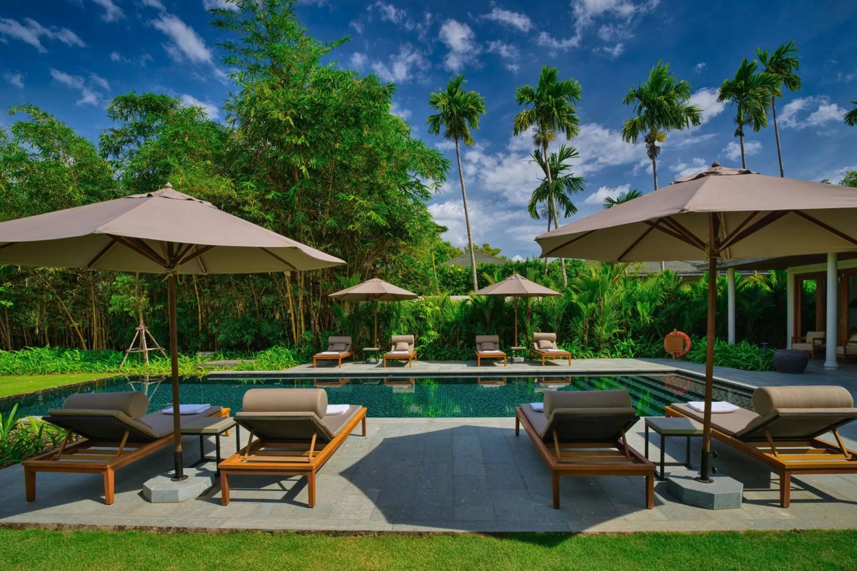 Swimming pool in Legacy Mekong, Can Tho, Autograph Collection