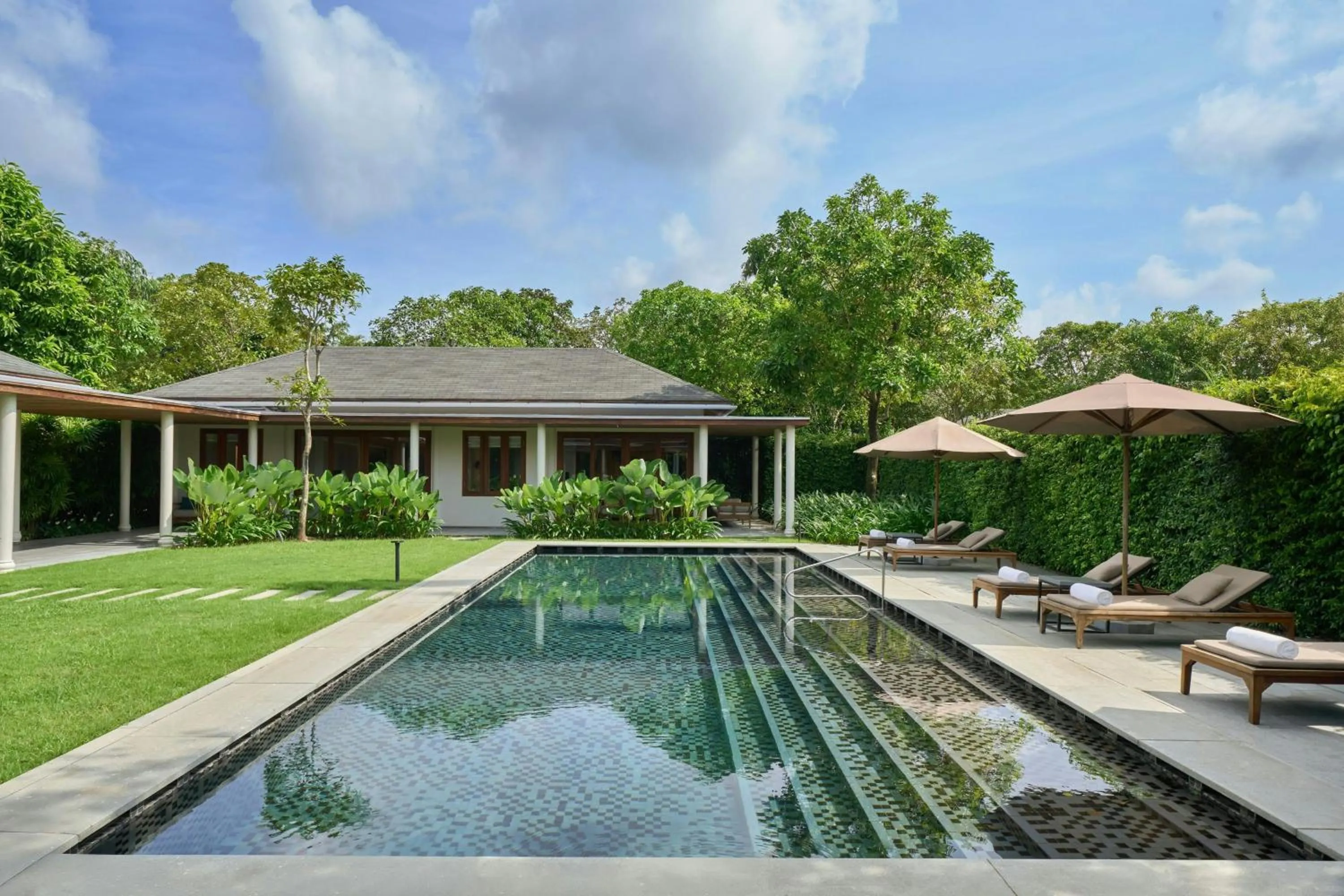 Swimming pool in Legacy Mekong, Can Tho, Autograph Collection