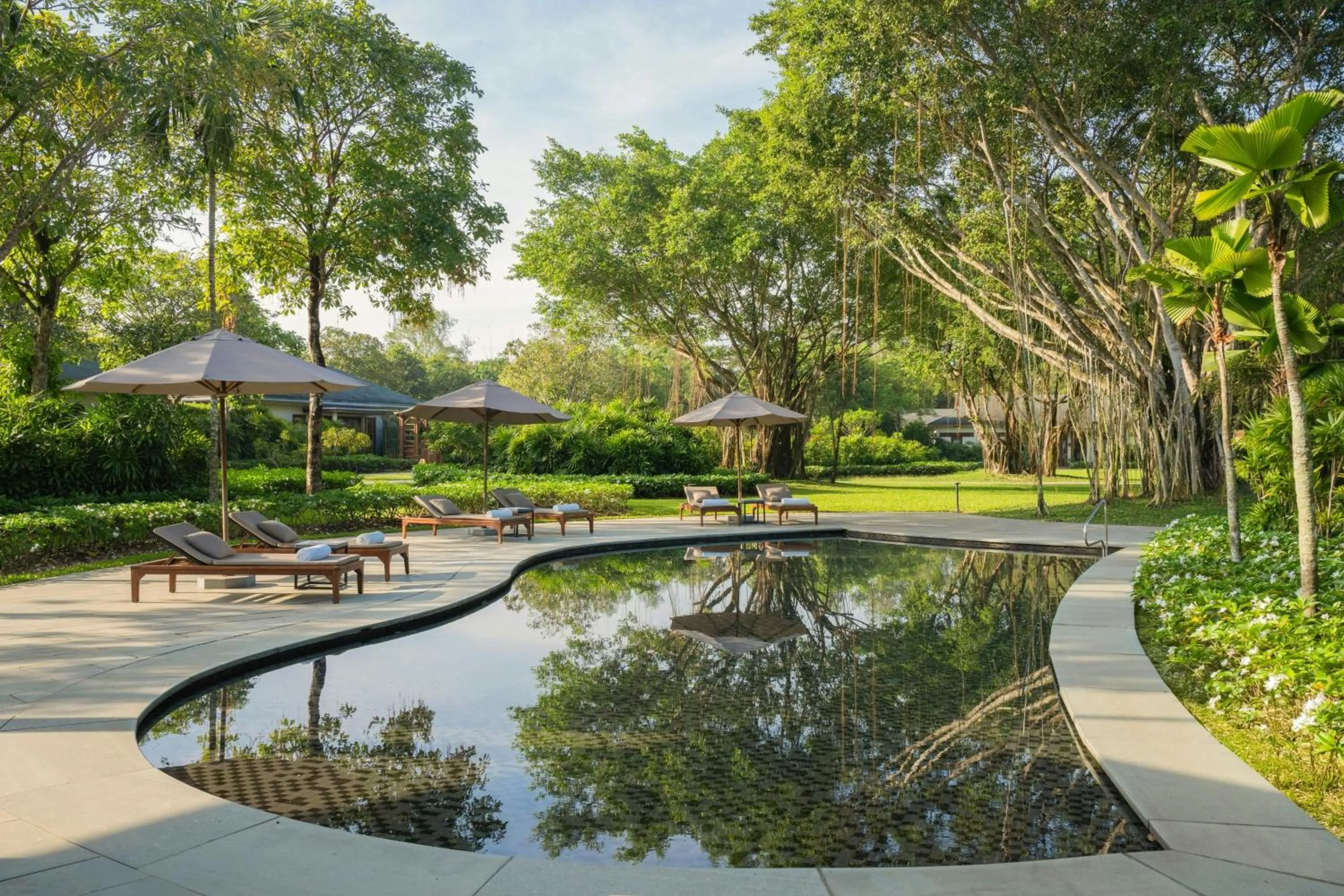 Swimming pool in Legacy Mekong, Can Tho, Autograph Collection