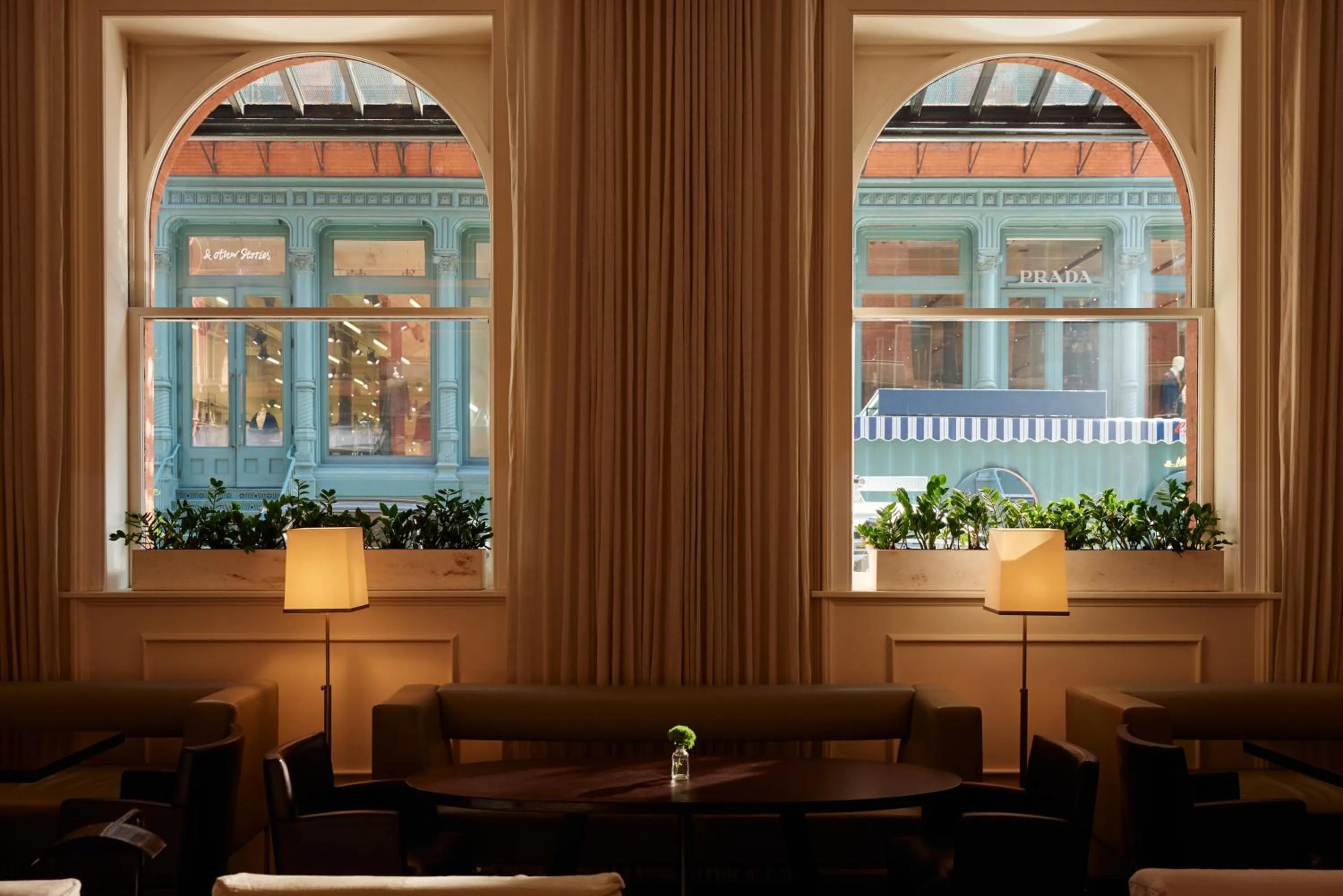 Living room in The Mercer