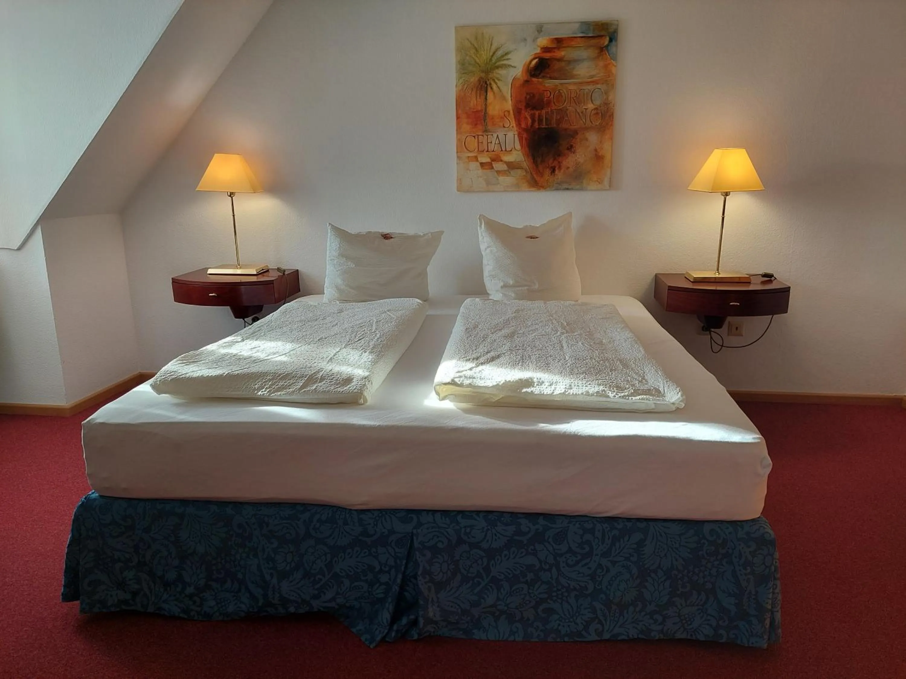 Bed in Der Heurige im Gasthaus zum Löwen
