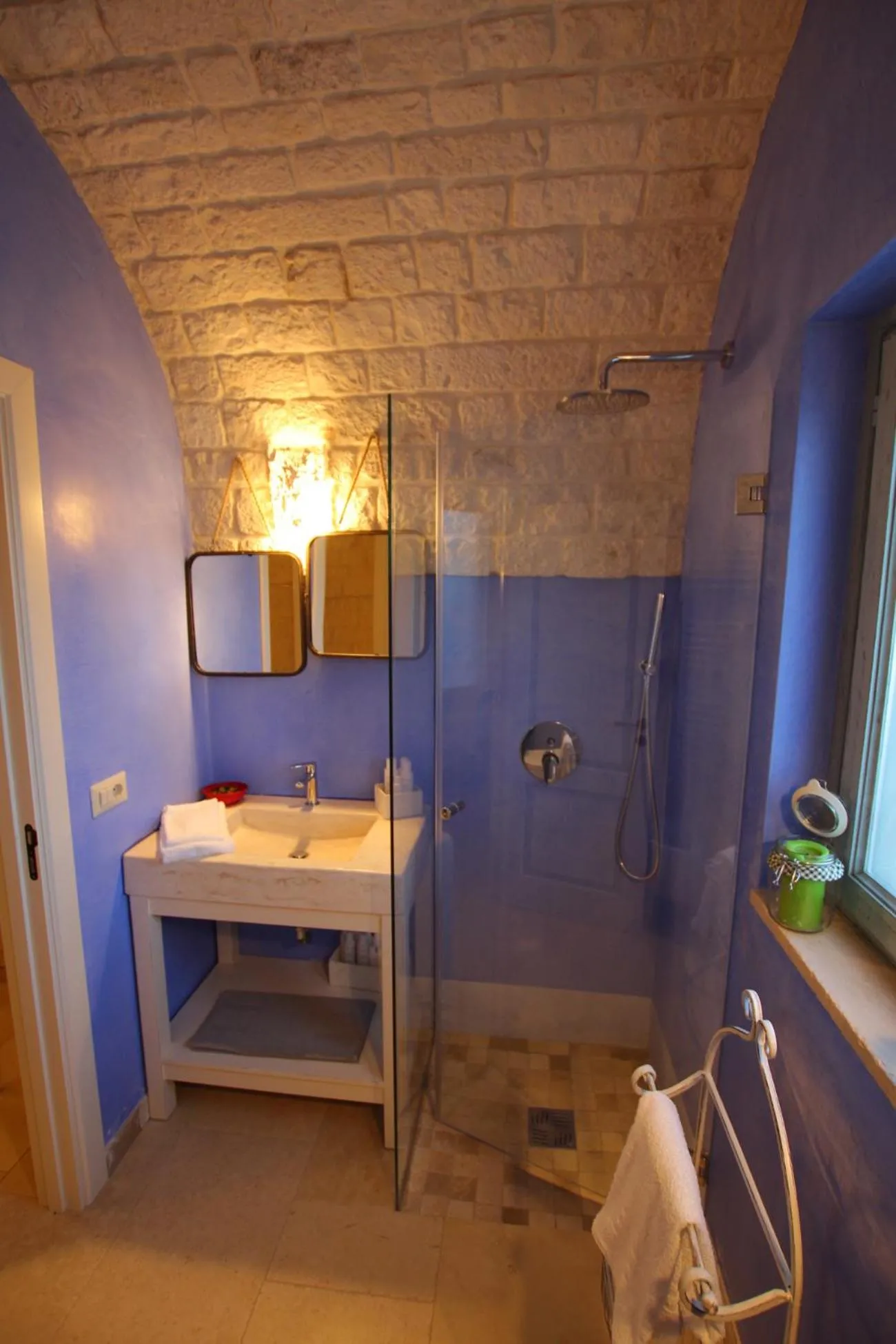 Shower in Vita Dorata - rural chic