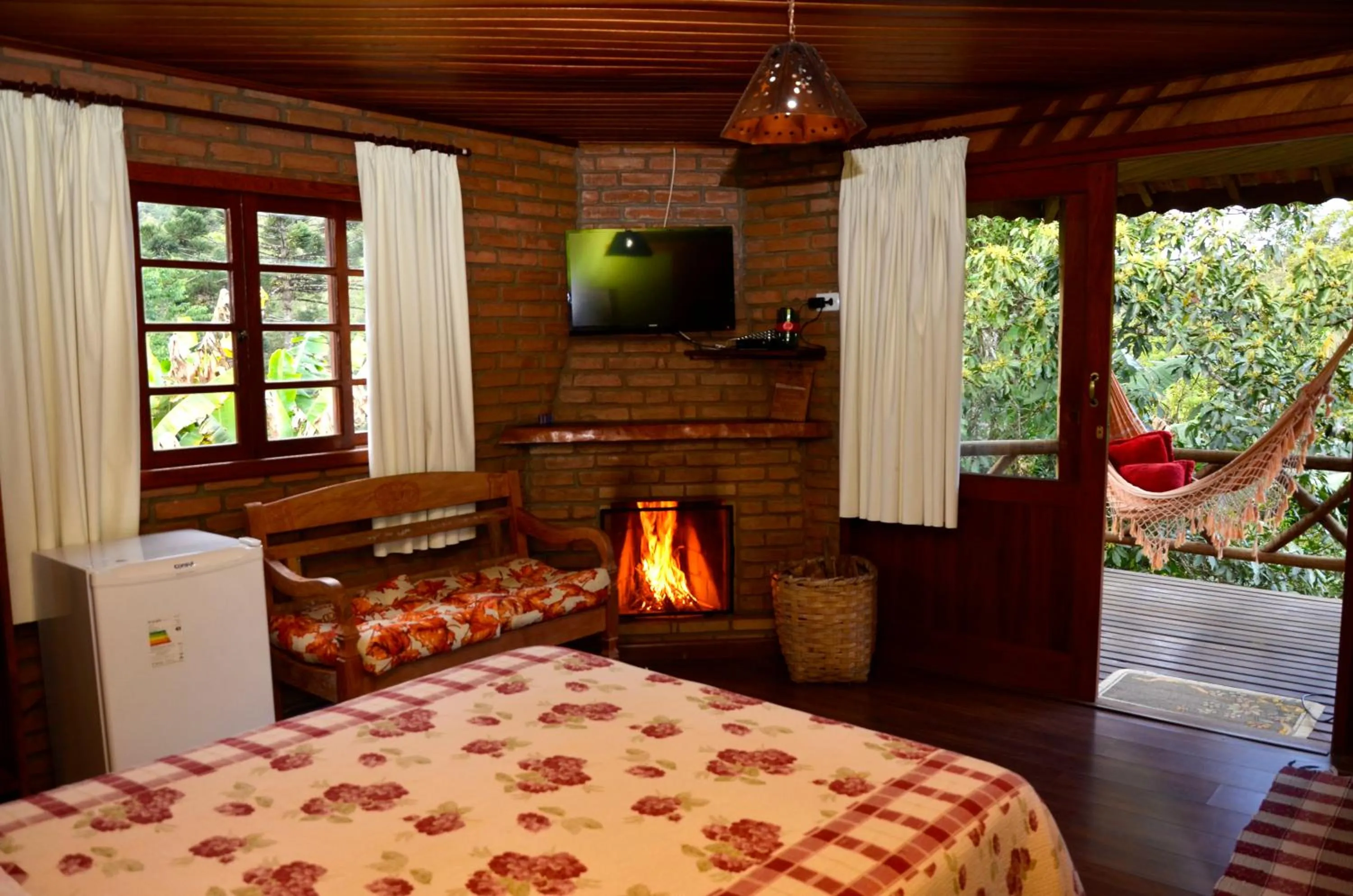 Photo of the whole room, Bed in Pousada do Mirante
