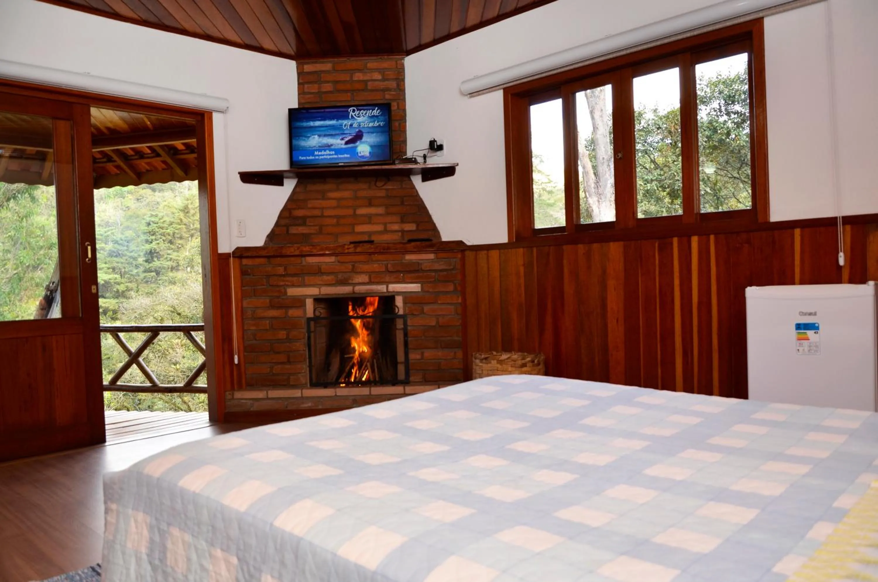 Photo of the whole room, Bed in Pousada do Mirante