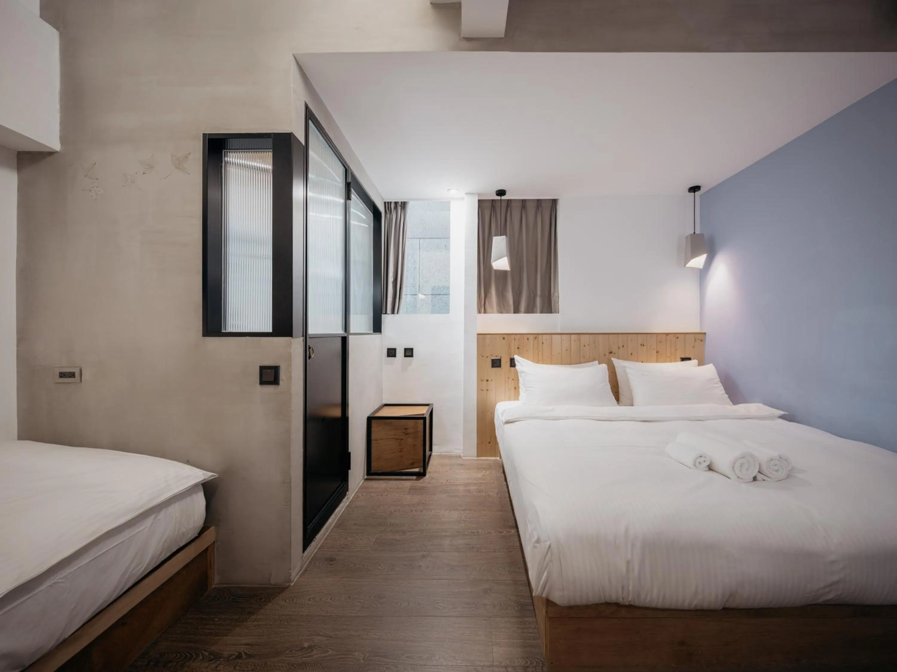 Bed in Just Inn Xin Yi 正旅館 信義