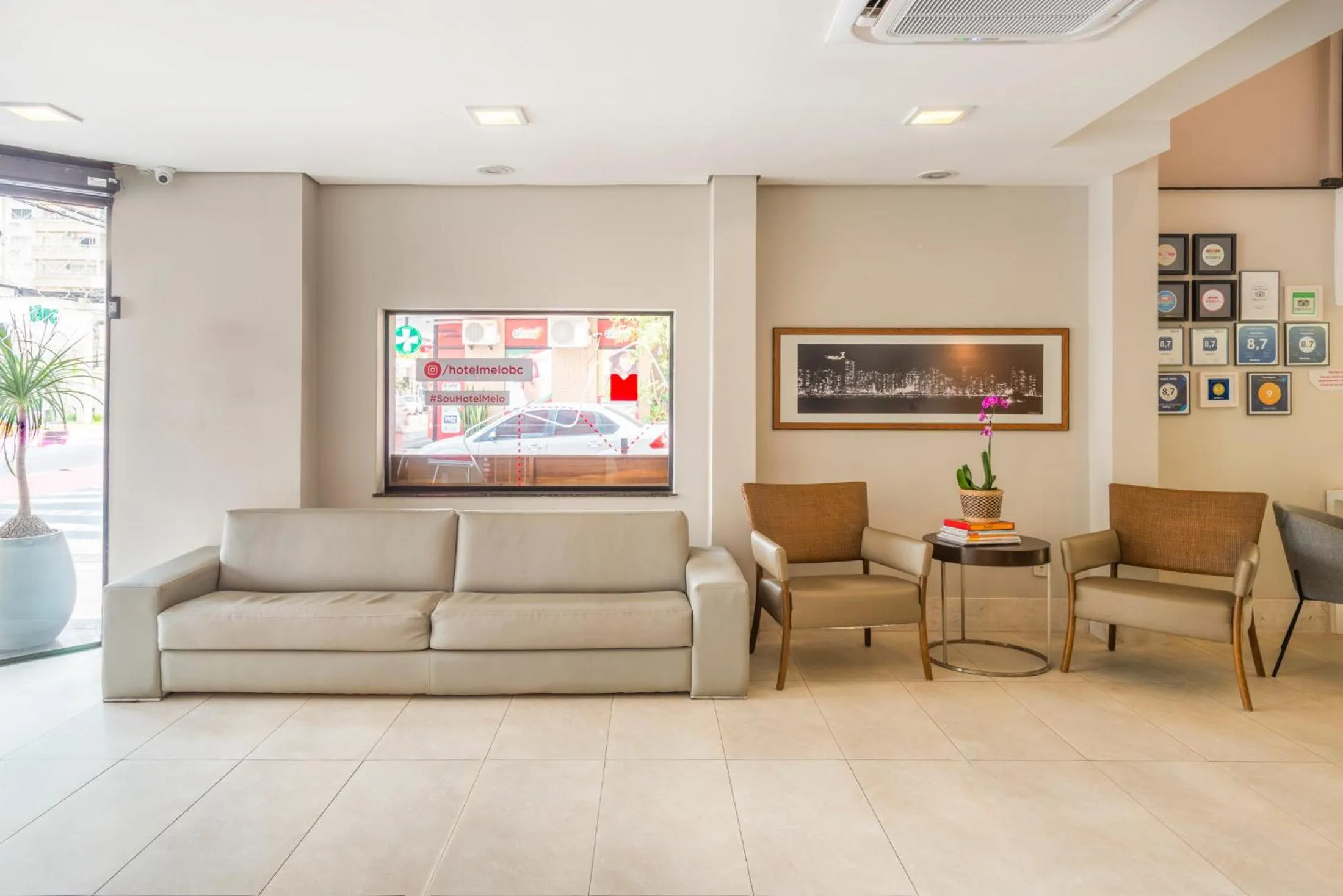 Lobby or reception in Hotel Melo