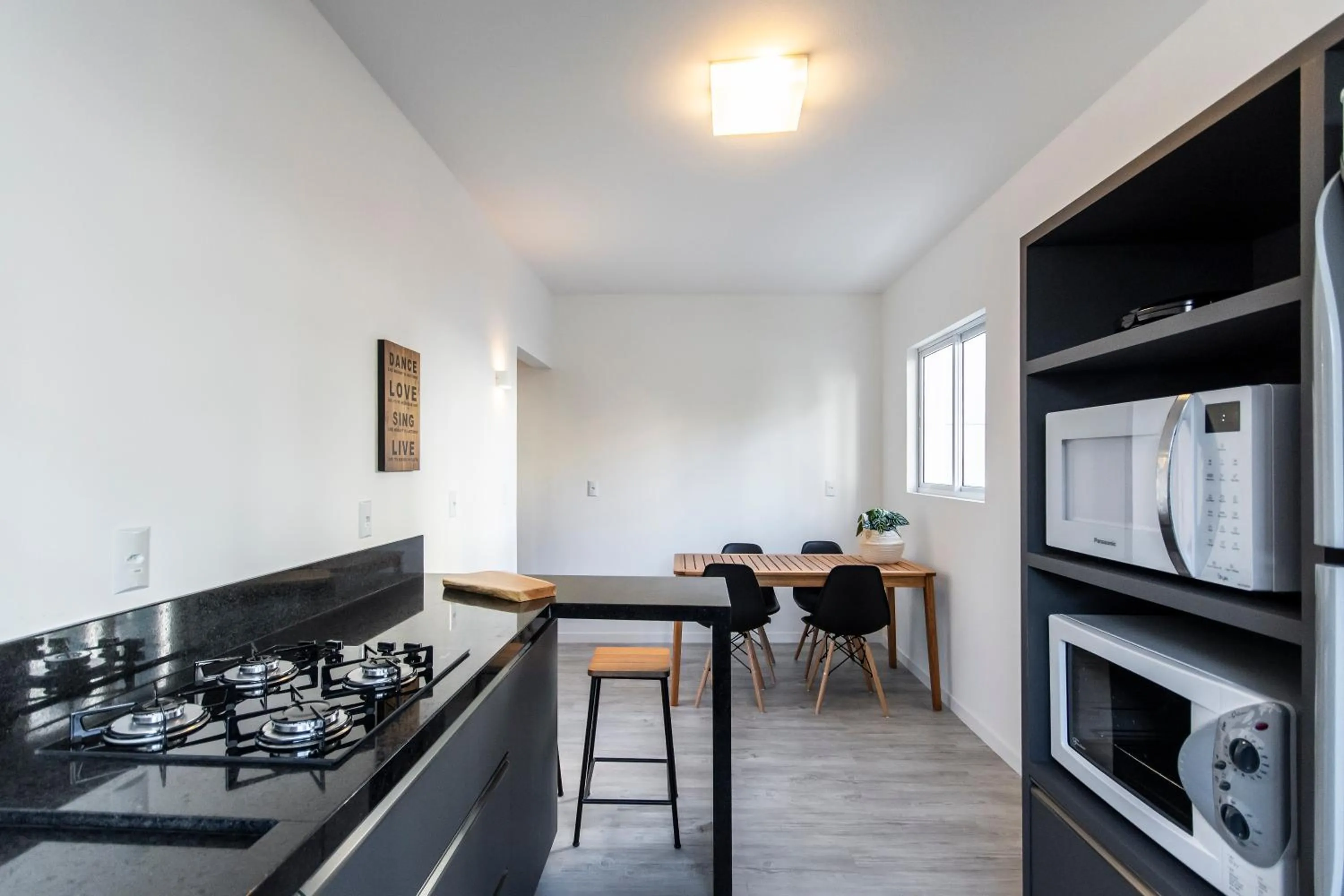 Kitchen or kitchenette in Hotel Melo