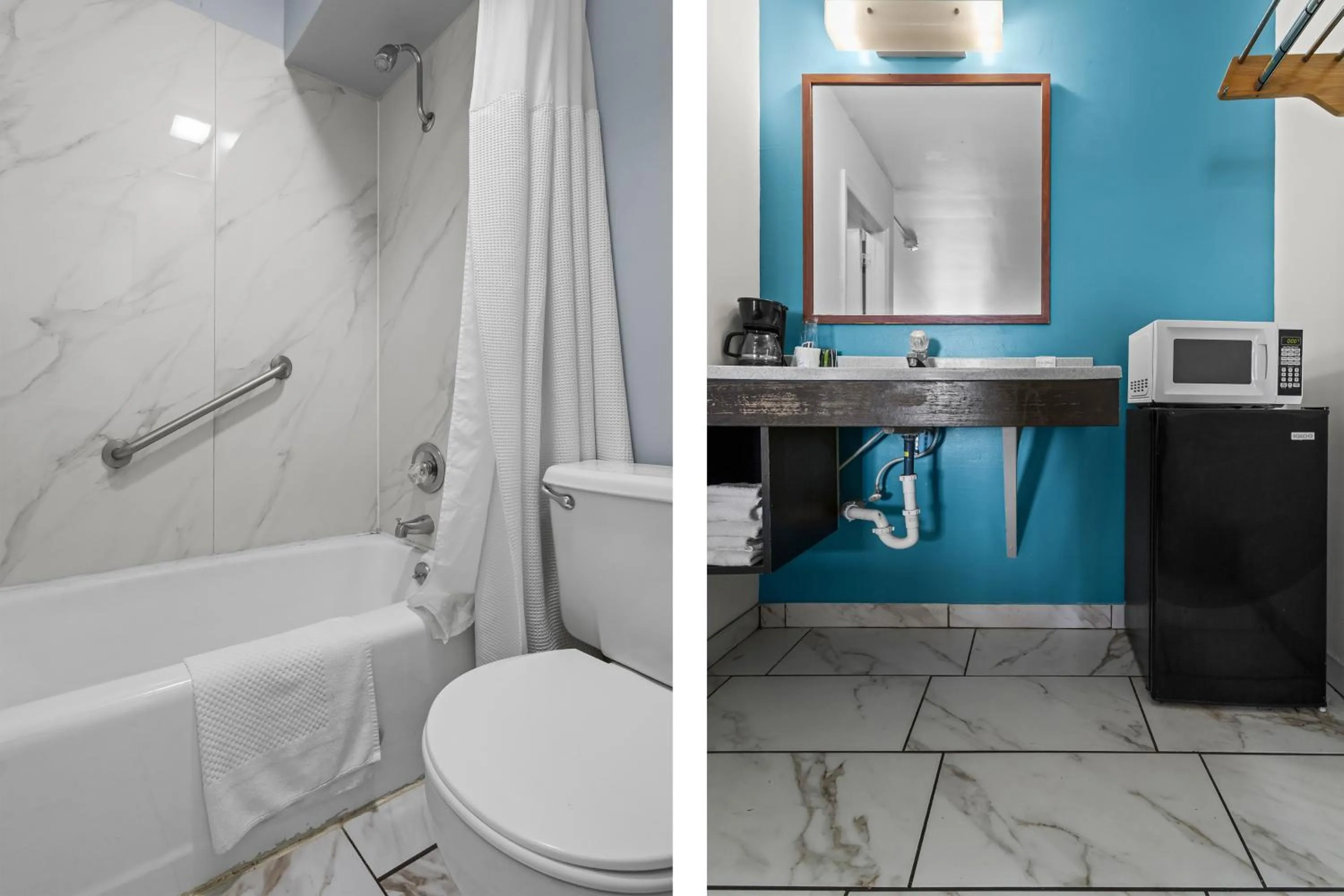 Bathroom in Capital O First Heritage Inn Rantoul IL I 57