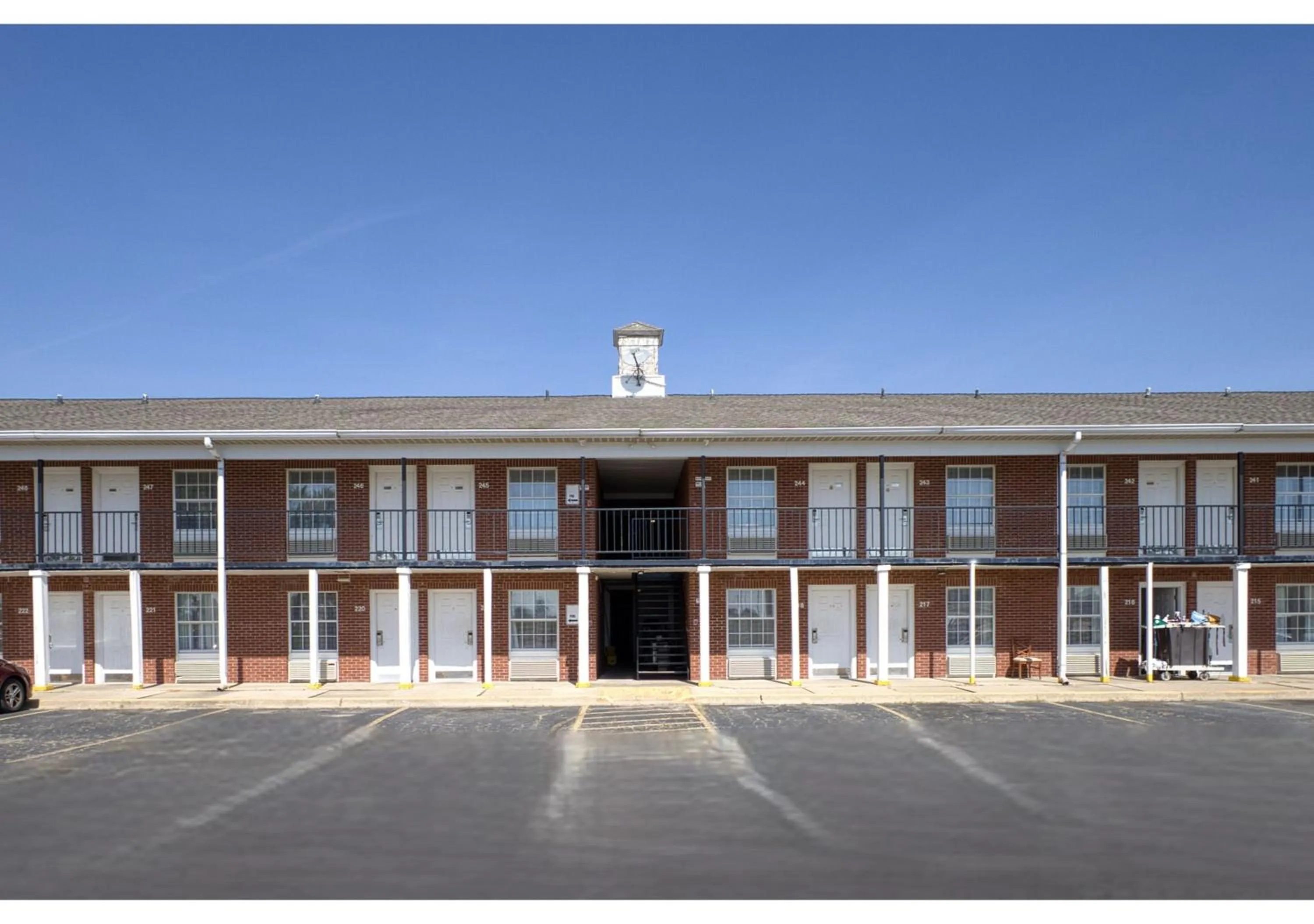 Property building in Capital O First Heritage Inn Rantoul IL I 57