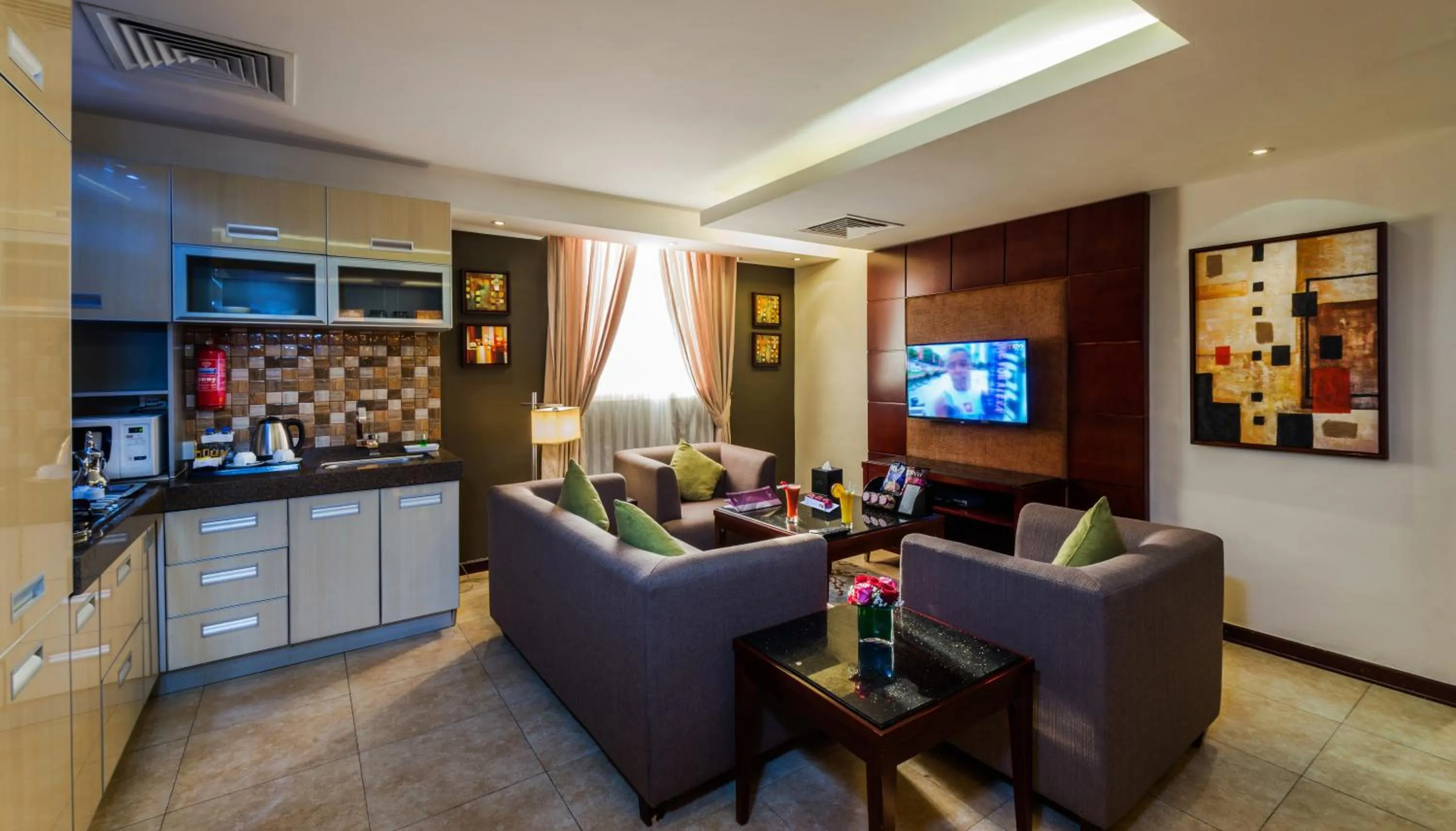 TV and multimedia in Boudl Gardenia Resort
