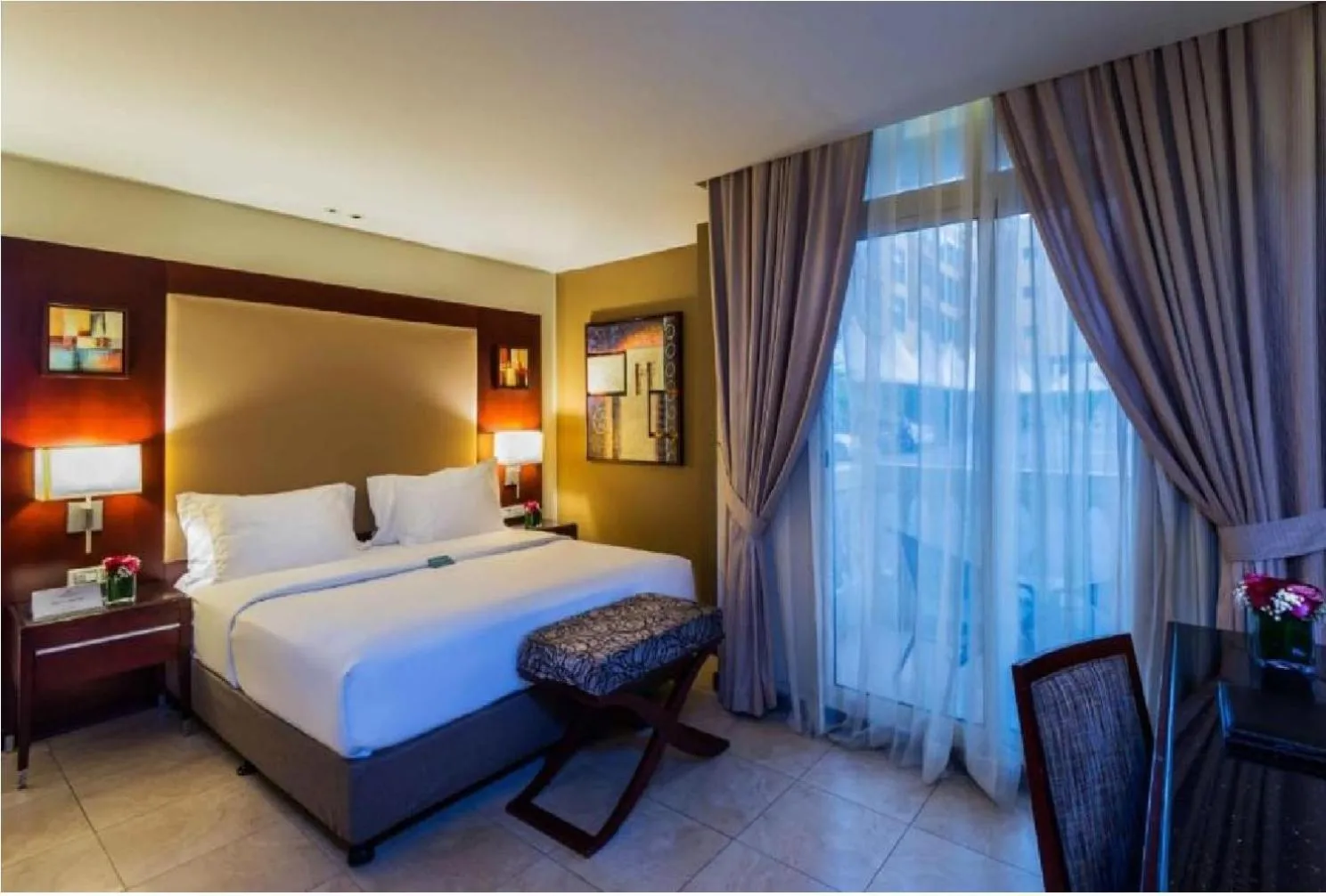 Bed in Boudl Gardenia Resort