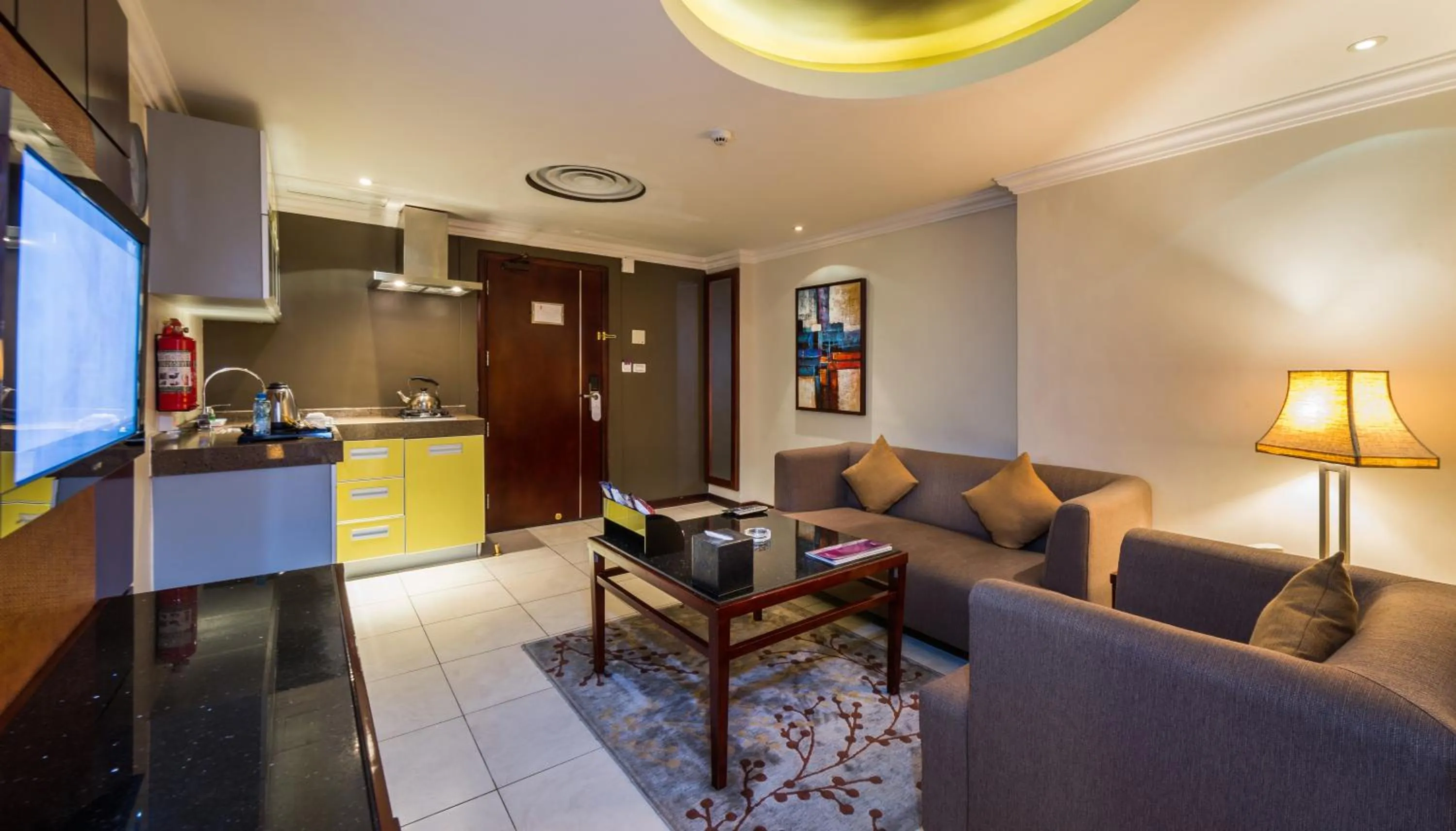 Kitchen or kitchenette in Boudl Gardenia Resort