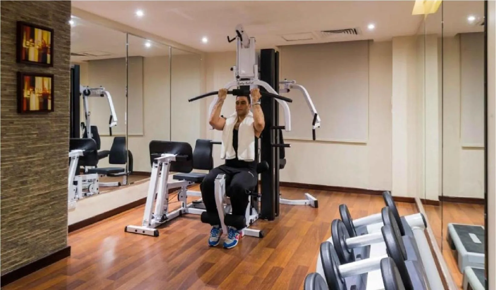 Fitness centre/facilities in Boudl Gardenia Resort