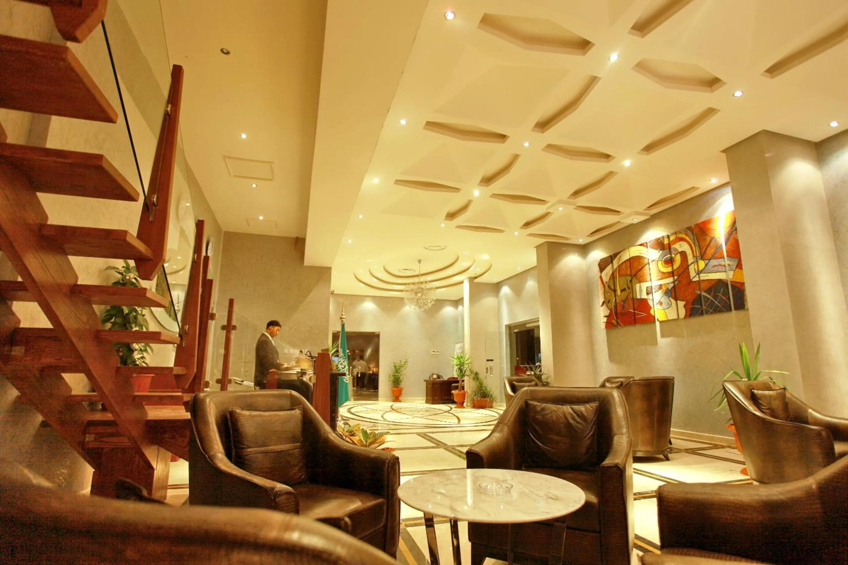 Seating area, Lounge/Bar in Coral Olaya Hotel Riyadh
