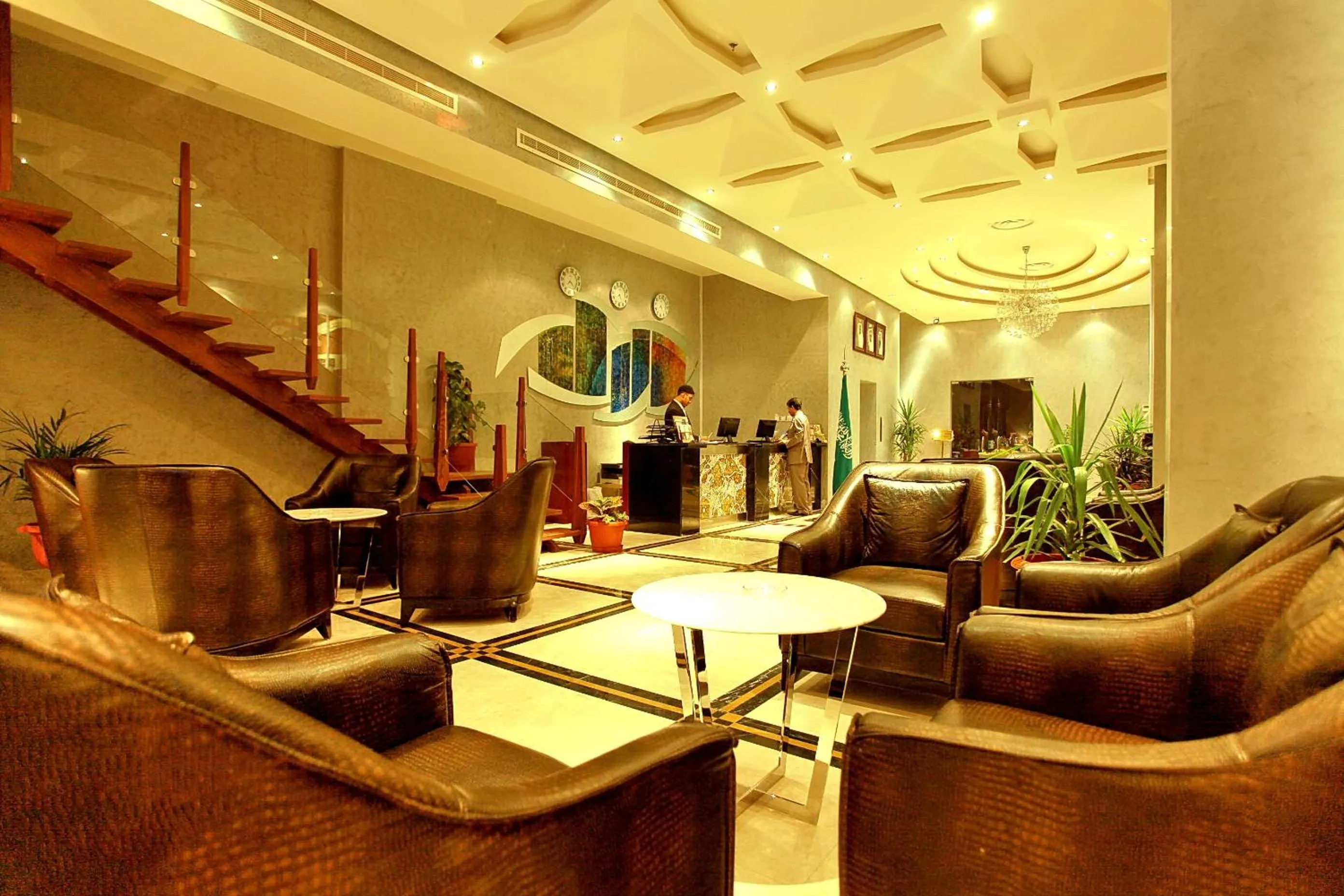 Lobby or reception, Lounge/Bar in Coral Olaya Hotel Riyadh