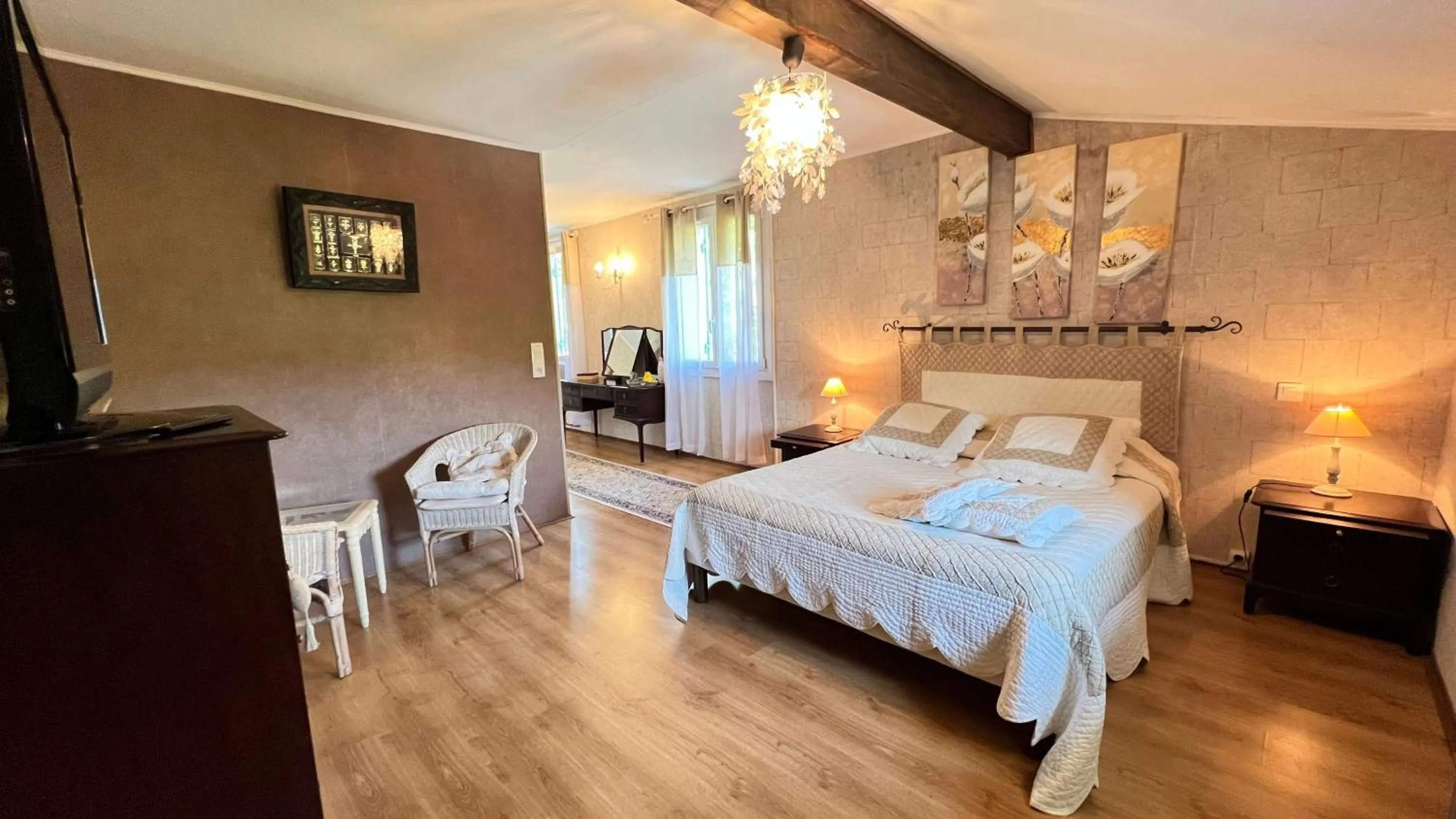 Bed in Chambres d'hôtes Le Muguet