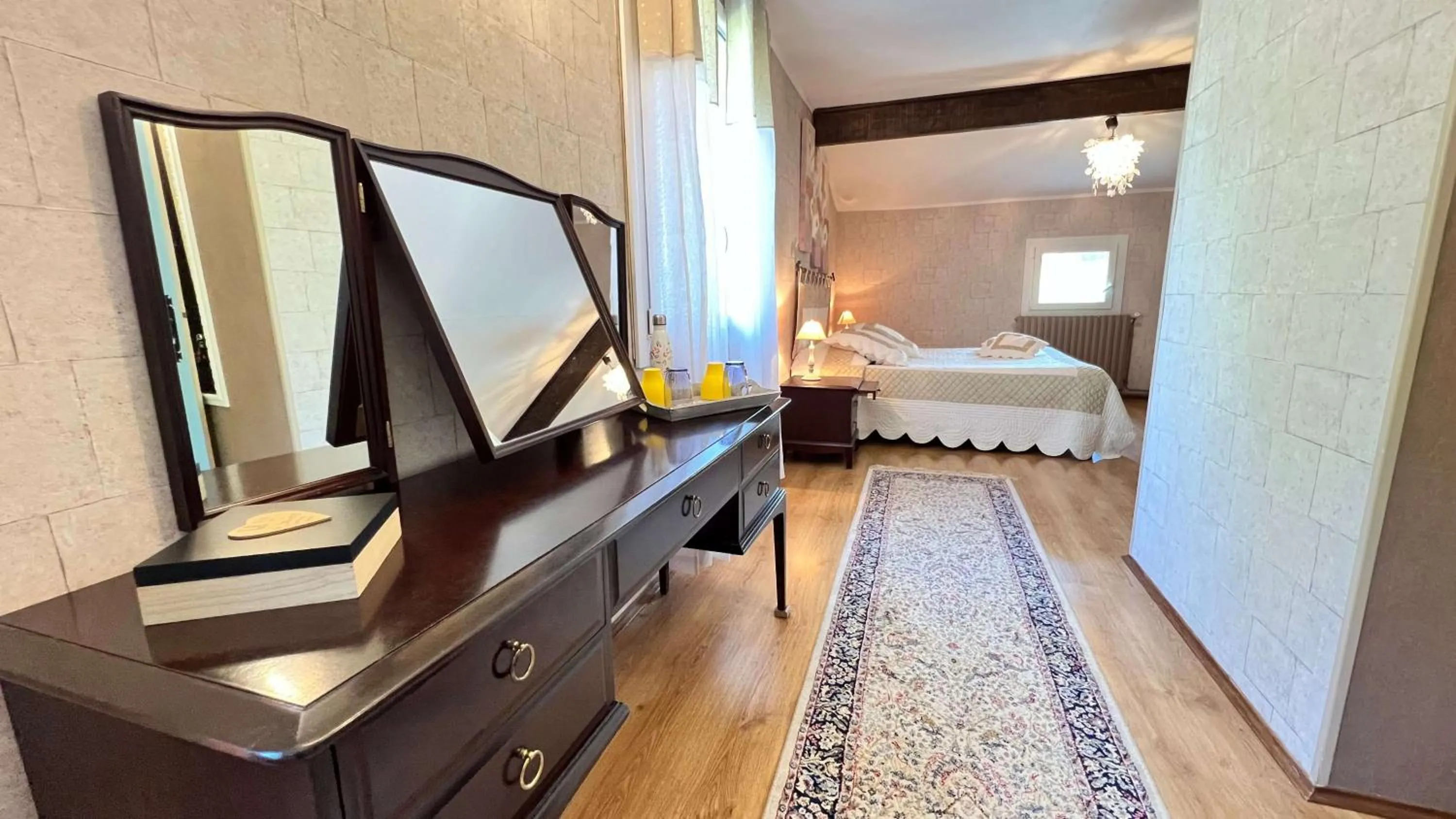 Bed in Chambres d'hôtes Le Muguet