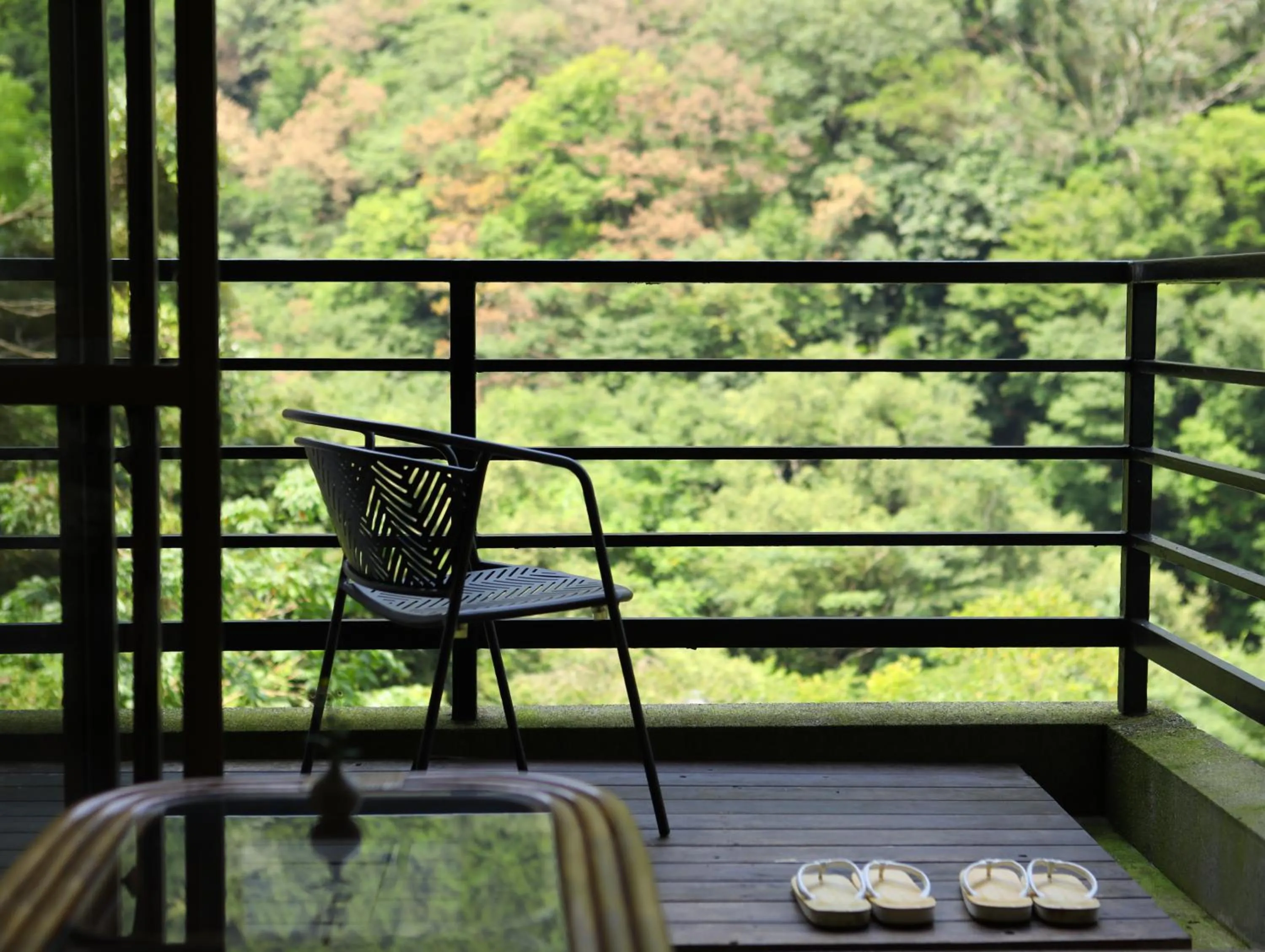 Balcony/Terrace in Ryokan Kijitei Hoeiso