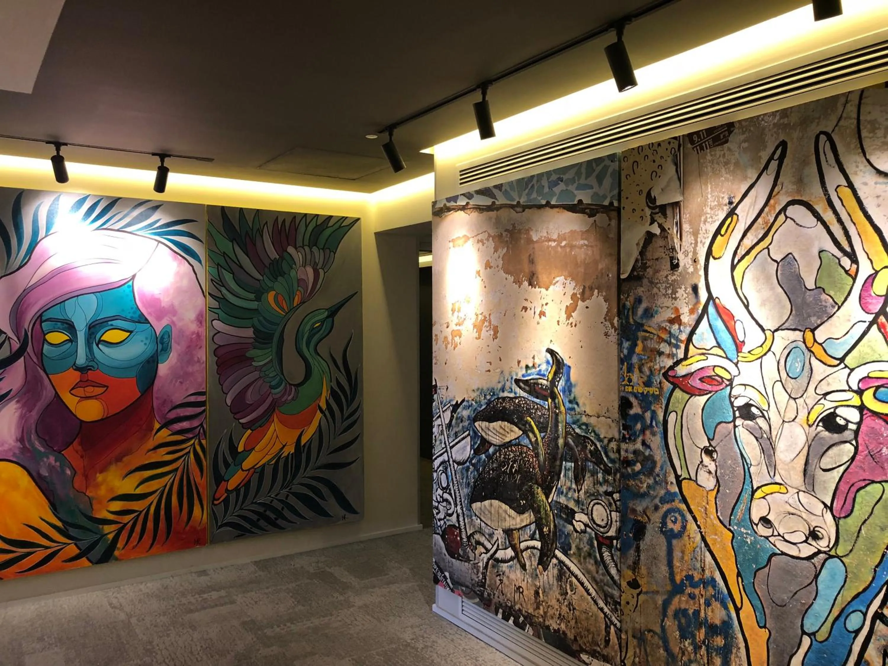 Decorative detail in Link Hotel & Hub By Dan Hotels