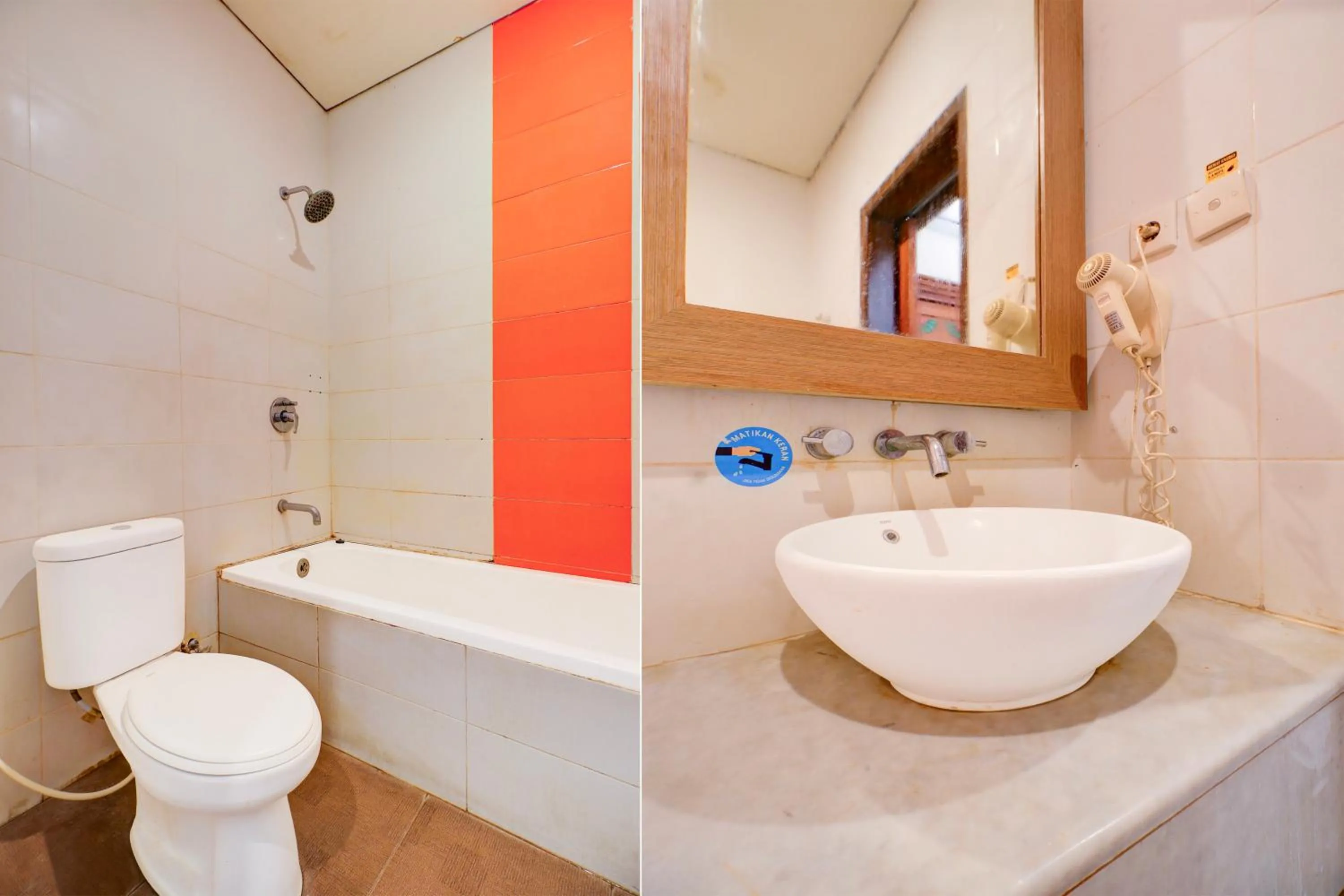 Bathroom in Collection O Bali near Sanur Beach formerly Akarsa Kokoro